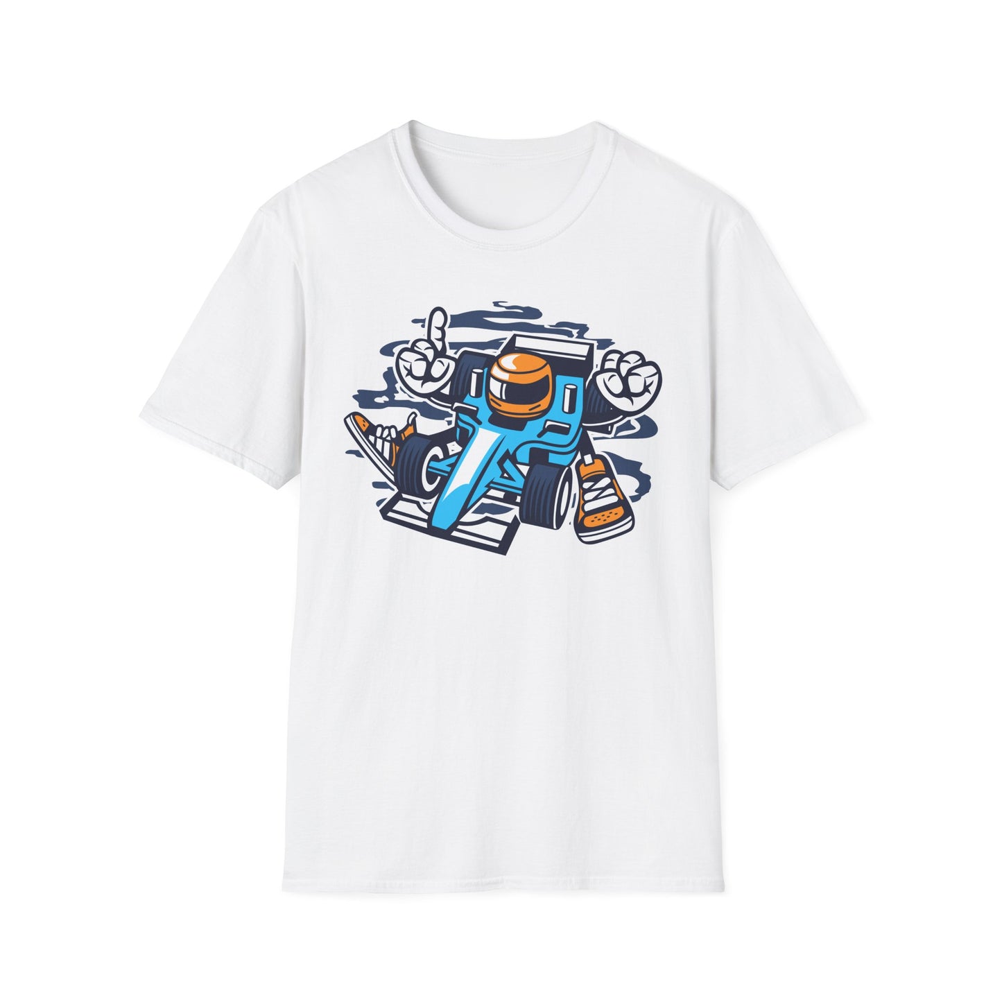 Unisex Cotton T-Shirt with Cartoon Graphic Design