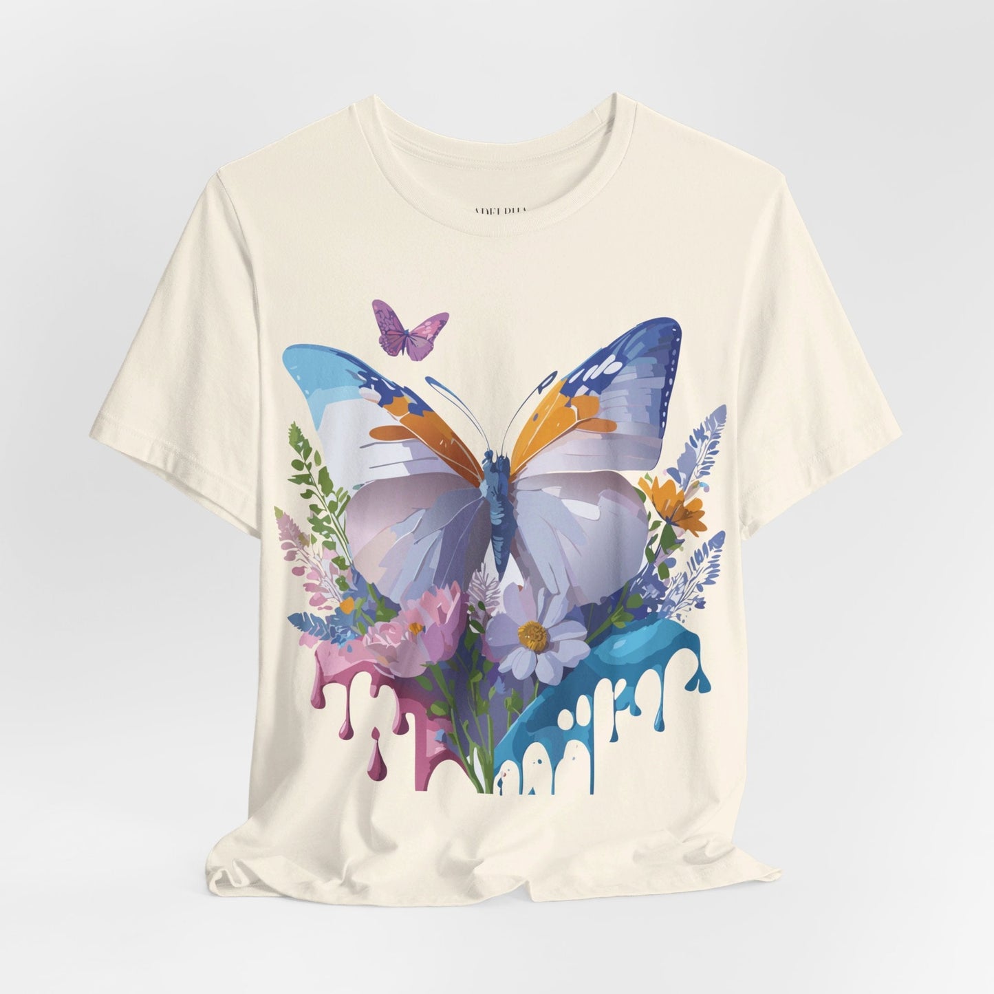 Butterfly Graphic Tee From Adelpha Vintage Artwork Unisex Short Sleeve Shirt