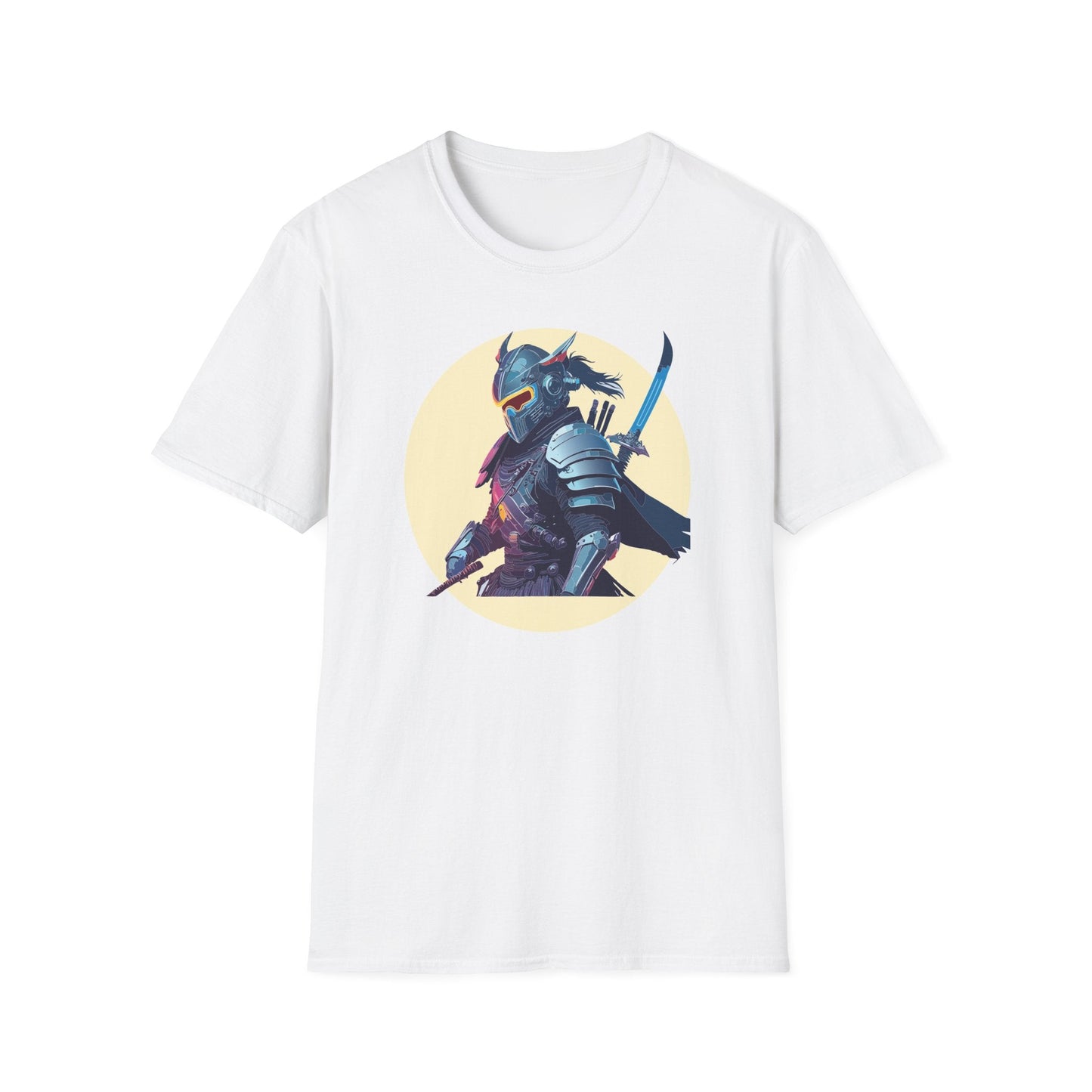 Samurai Shirt Unisex Softstyle Short Sleeve T Shirt Gildan 64000 Breathable Comfort Wear