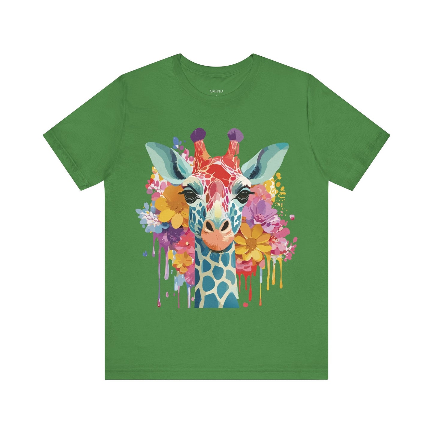 Adelpha Giraffe Graphic Tee Unisex Jersey Short Sleeve Vintage Inspired Art Design