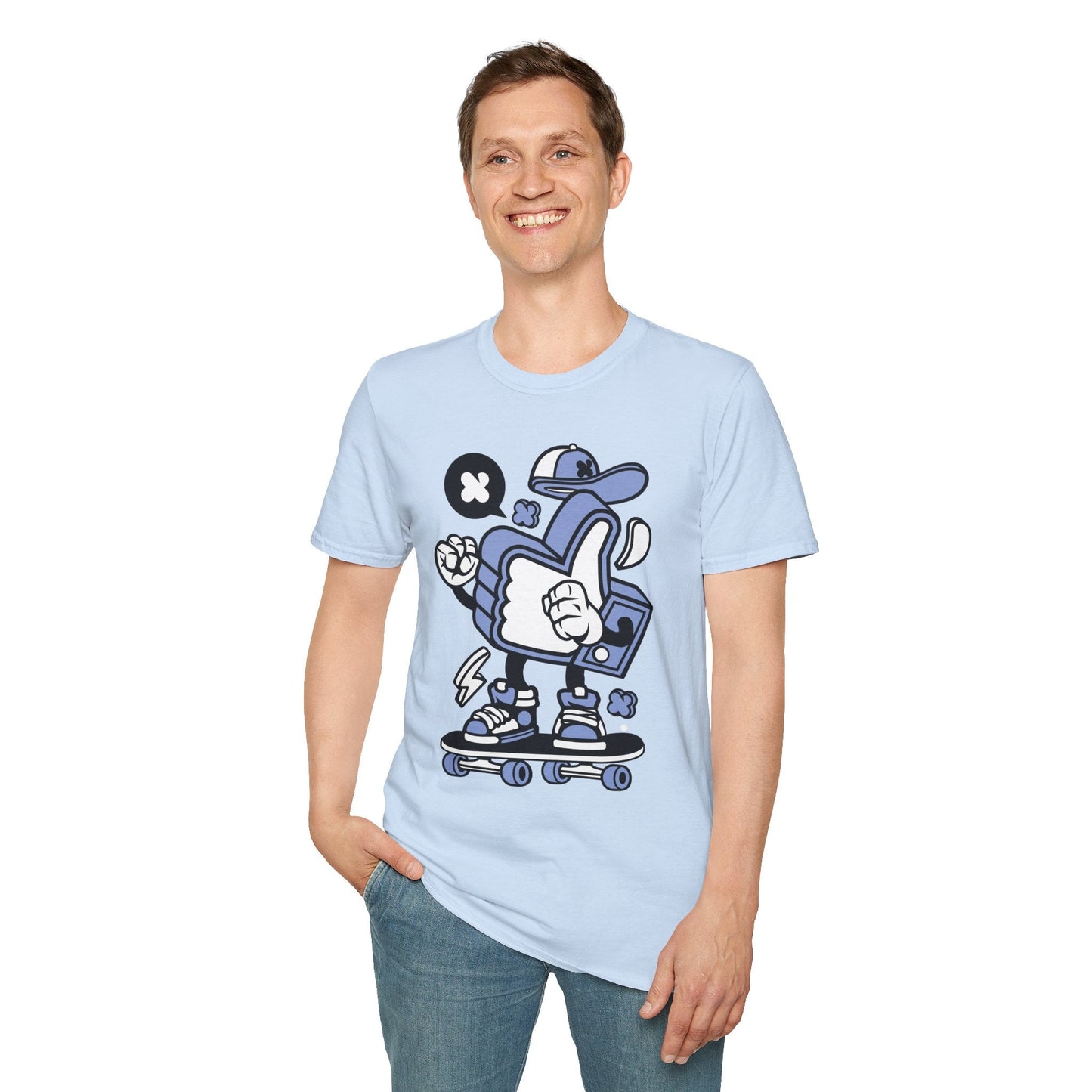 Cartoon T Shirt Animation Tee Funny Graphic Tee For Unisex Gildan Softstyle 64000 Cotton