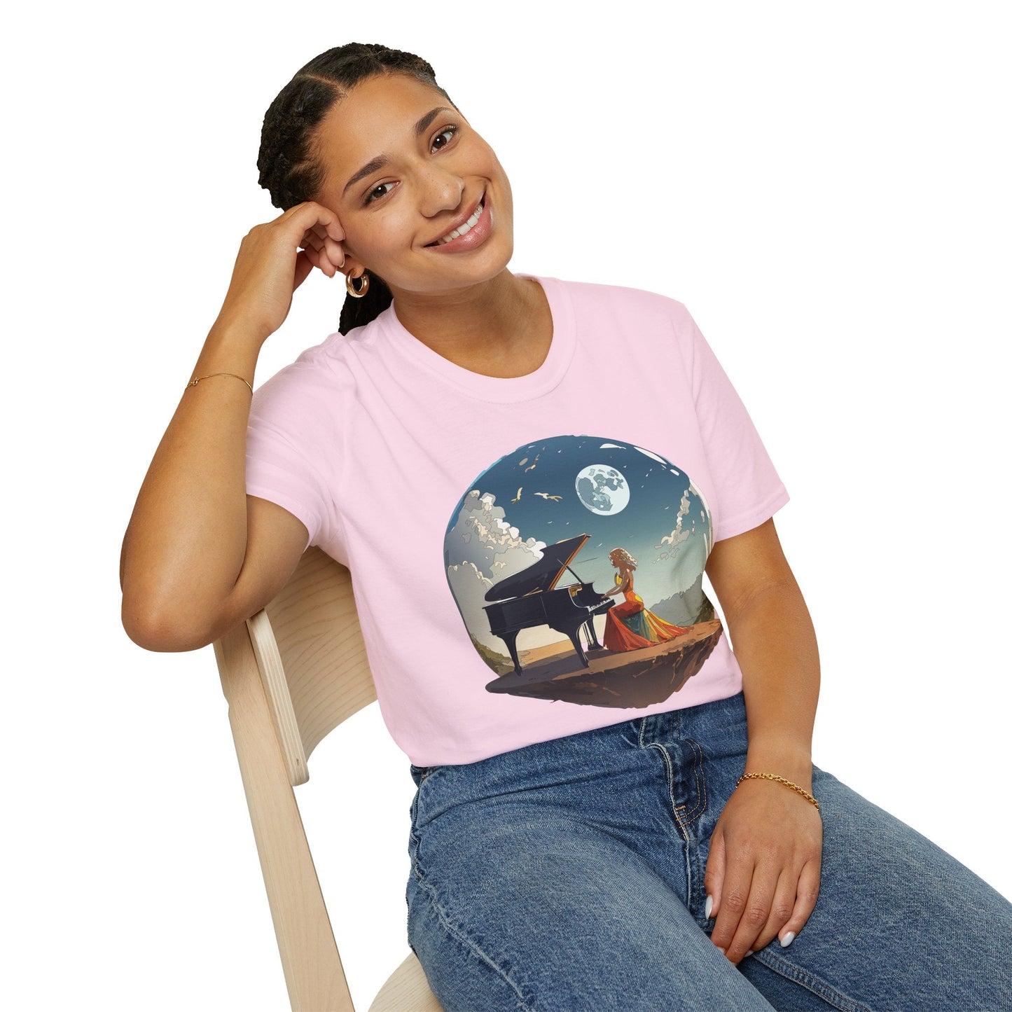 Womens Graphic T Shirts Art Design Shirt Gildan Softstyle 64000 Cotton Tee Unisex Comfort