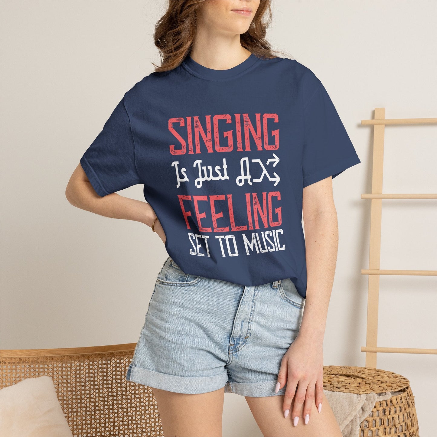 Music Graphic Design Unisex Cotton T-shirt  m43