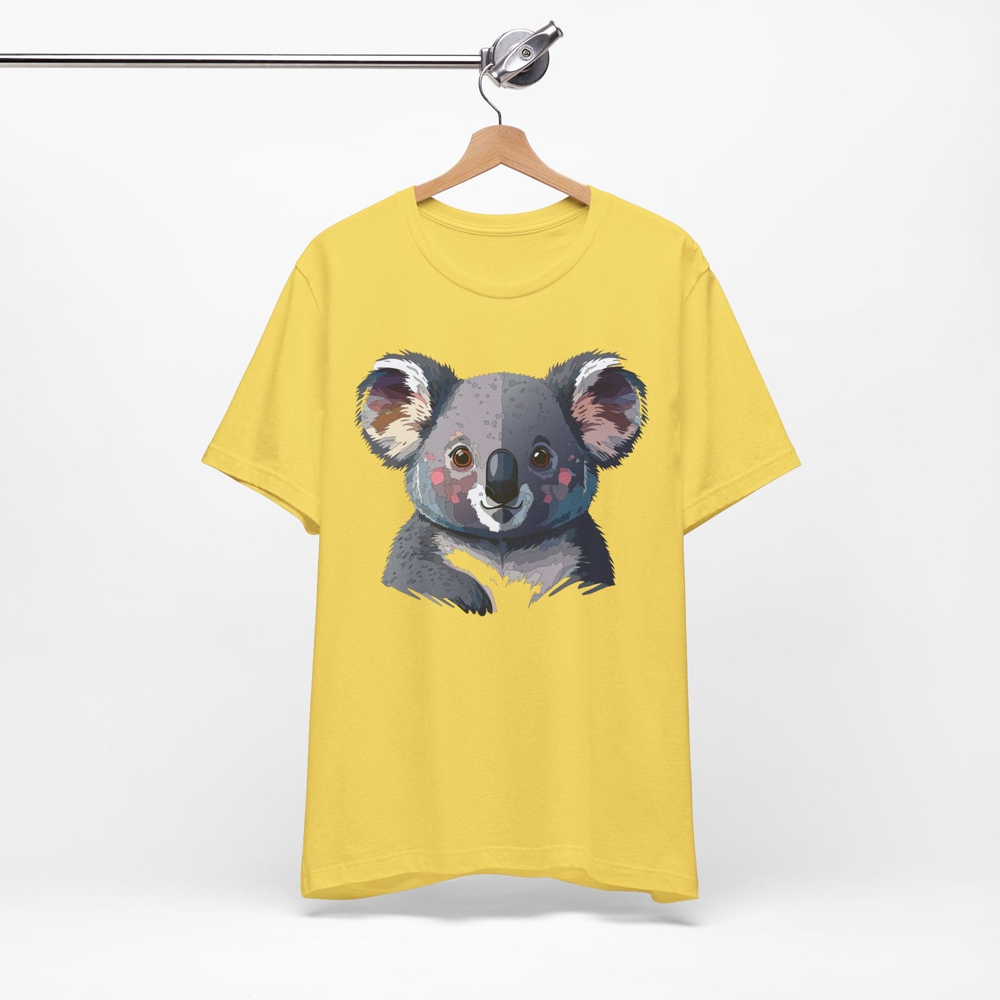 Unisex Animal Shirt With Animal Art Design Tee Wild Animals Short Sleeve Jersey Cotton