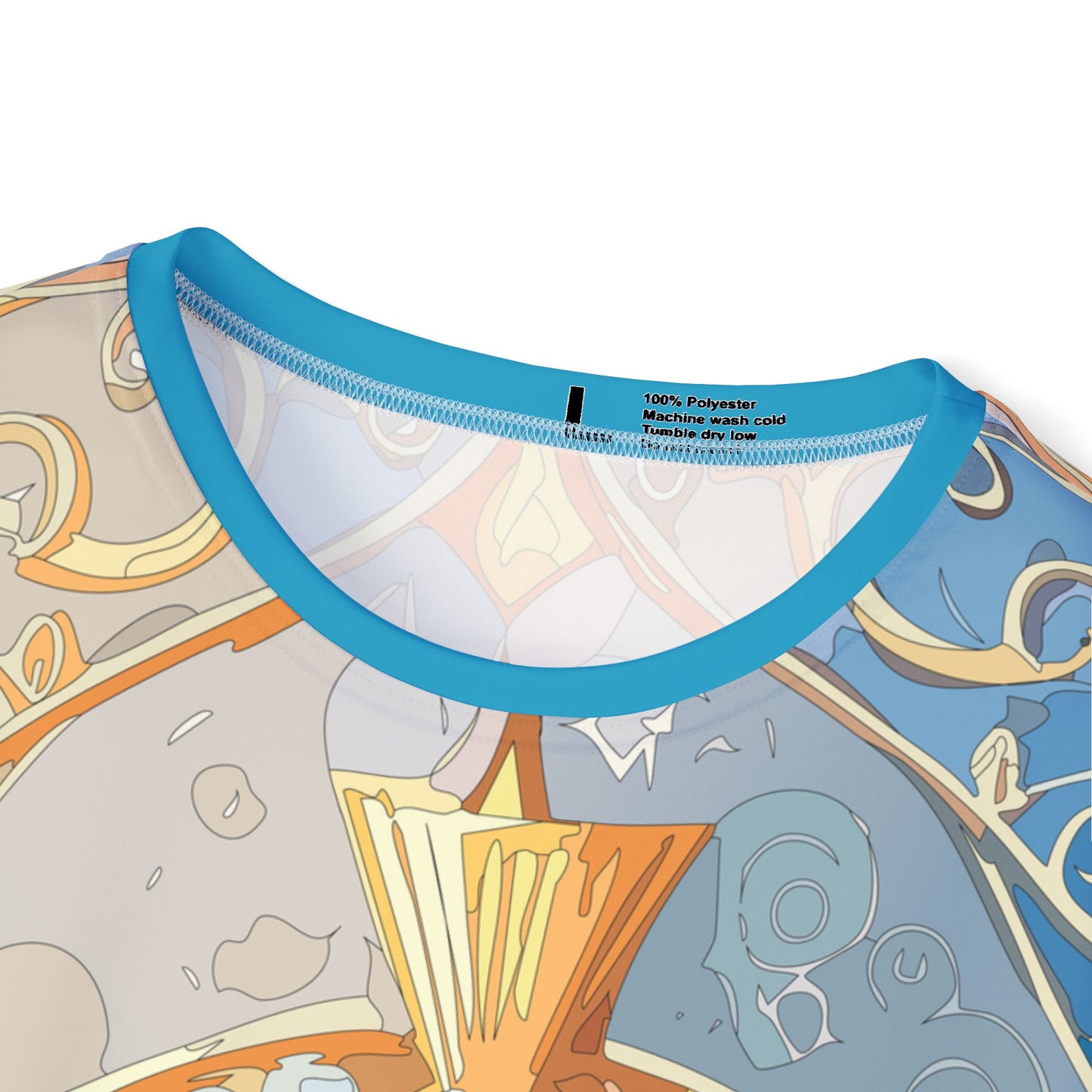 21-Card Deck Graphic T-Shirt, Art Design Poly Shirt, All Over Print Graphic Tee, Playing Cards T-Shirt, Playing Cards Tees