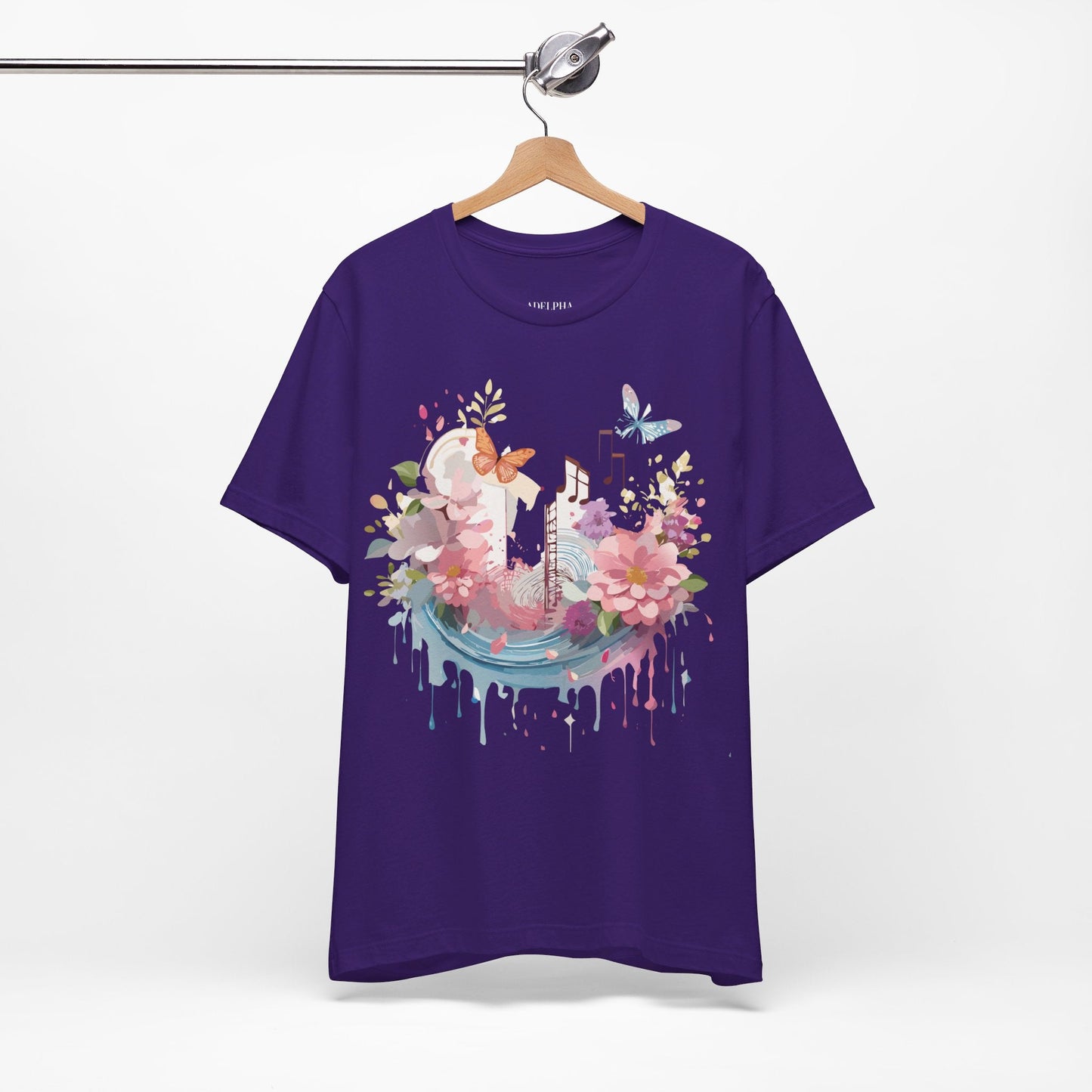 Adelpha Vintage Inspired Graphic T Shirt Unisex Short Sleeve Art Tee Premium Quality