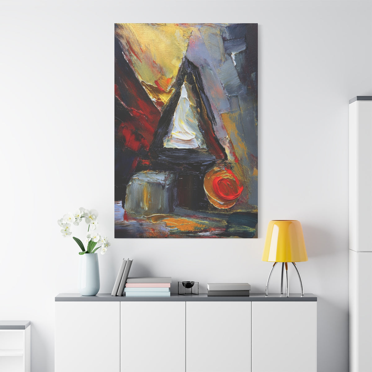 Abstract Oil Painting Print Canvas 20x24,20x30,24x30 24x32,24x36,30x40 32x48,36x48,40x60 Pine-Wood Inner Frame ABS-75