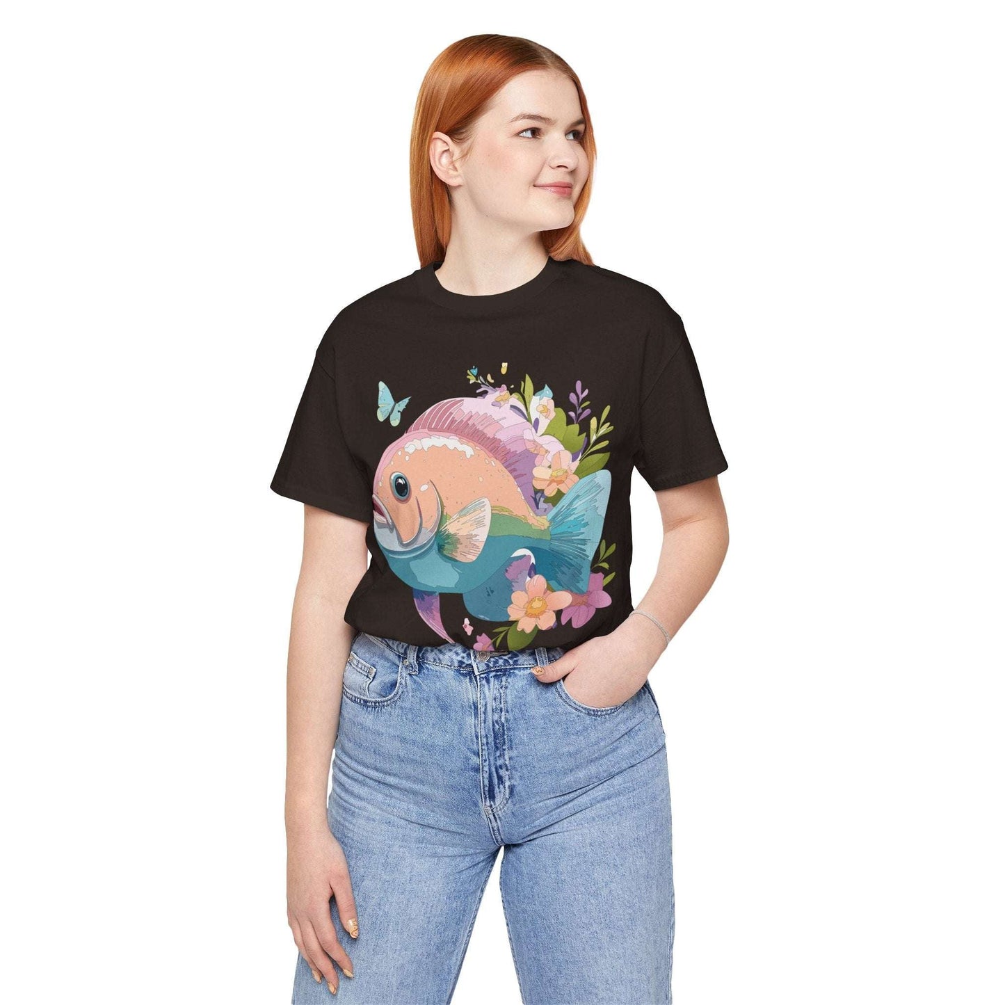 Adelpha Vintage Inspired Graphic Tee Unisex Jersey Short Sleeve Art Design Shirt