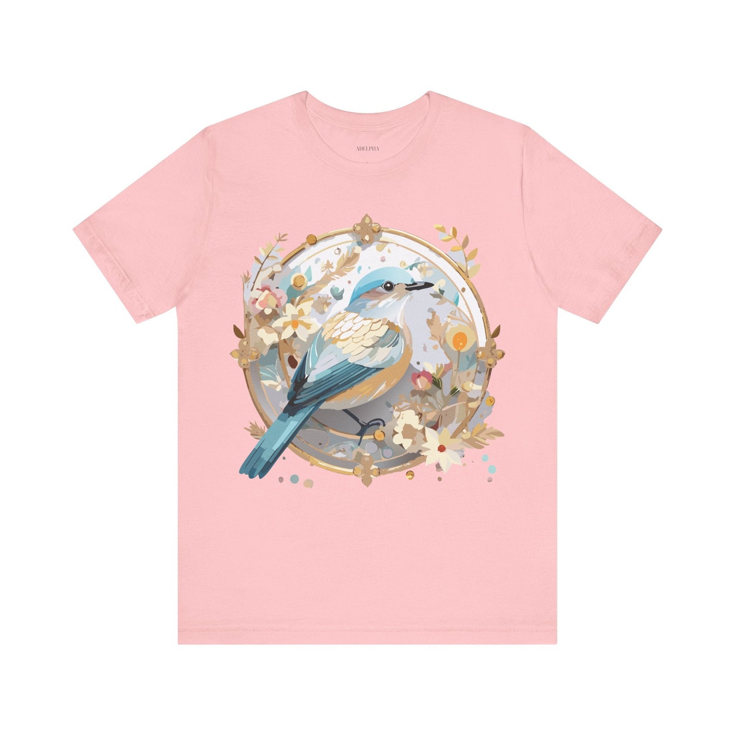 Adelpha Medallion Graphic T Shirt Unisex Short Sleeve Vintage Inspired Art Design