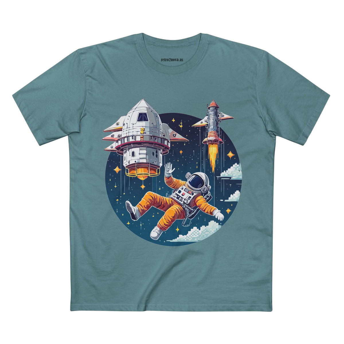 Cosmos Astronaut Graphic Tee Staple Unisex 100 Cotton Tee Shirt - CS-4