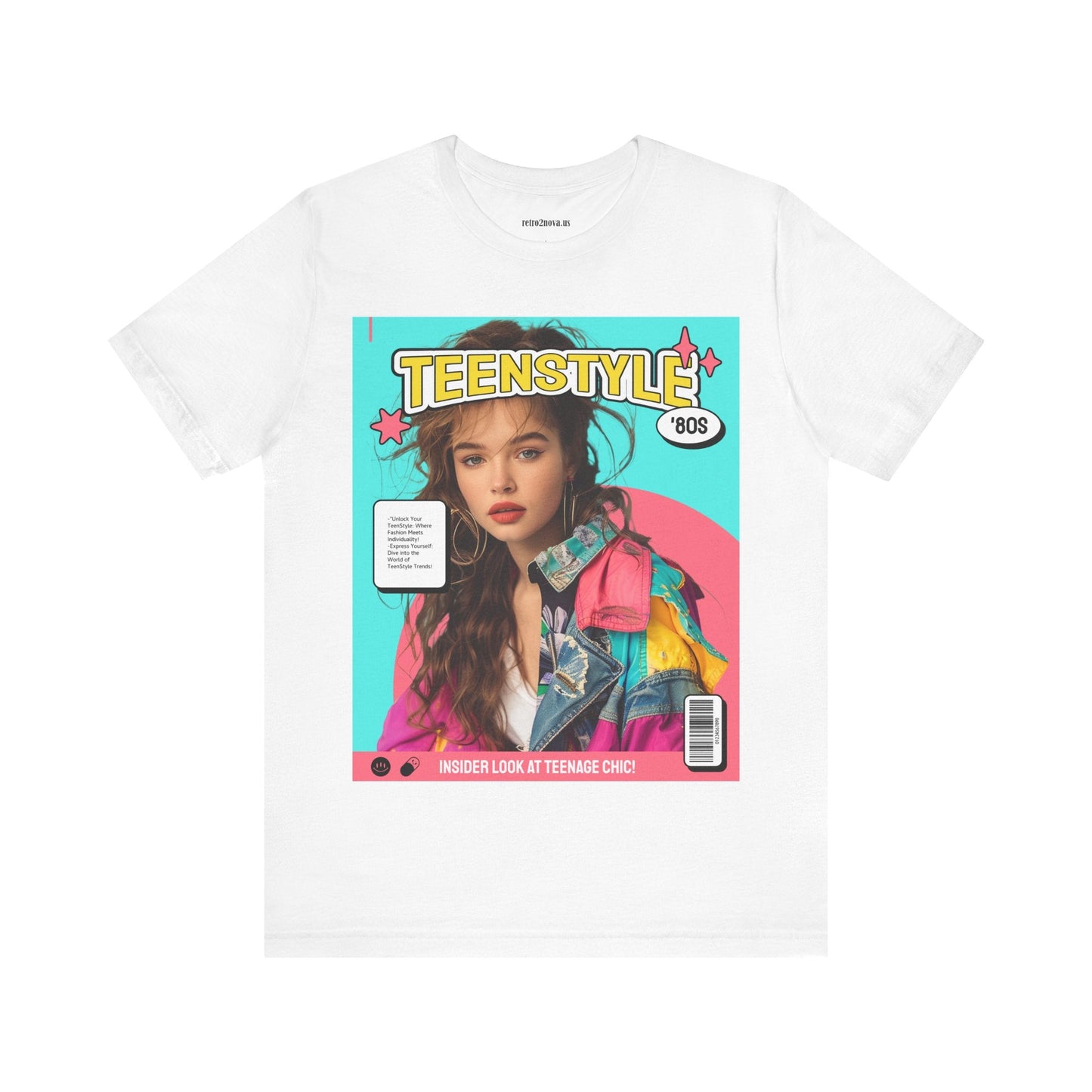 Magazine Cover Shirt Unisex Jersey Short Sleeve Tee Lightweight Breathable Fabric