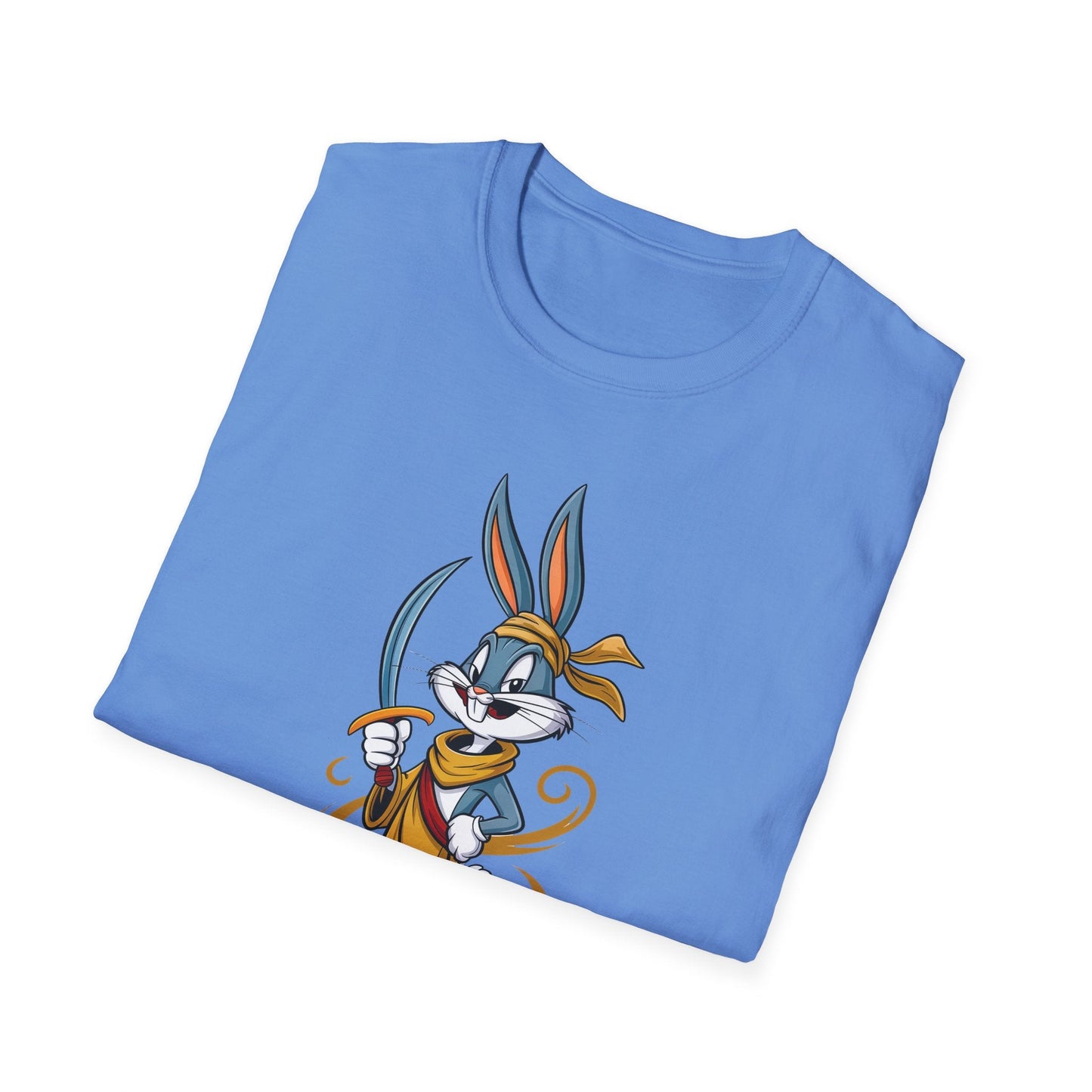 Bugs Bunny T Shirt Unisex Short Sleeve Cartoon Graphic Animation Gildan Softstyle 64000