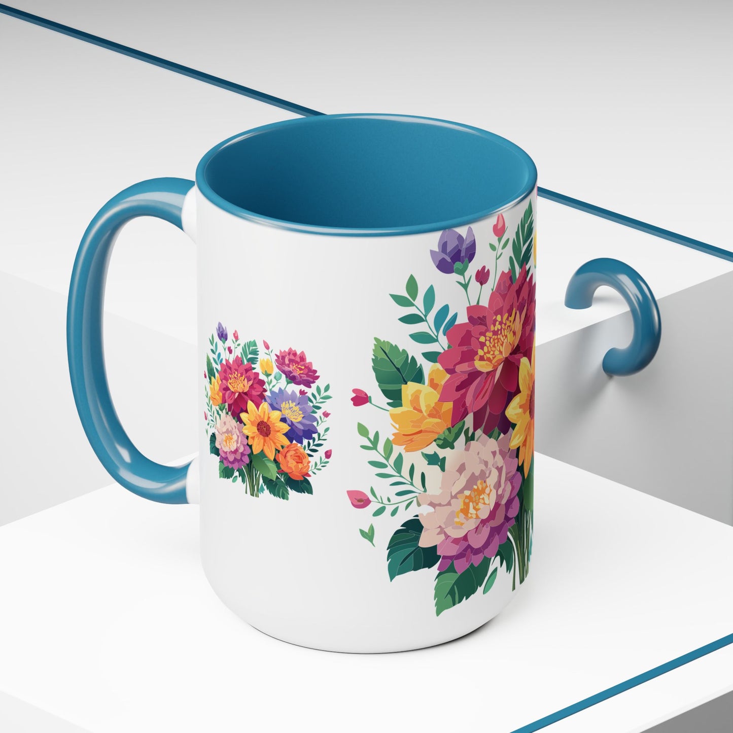 Floral Mug, Floral Cup