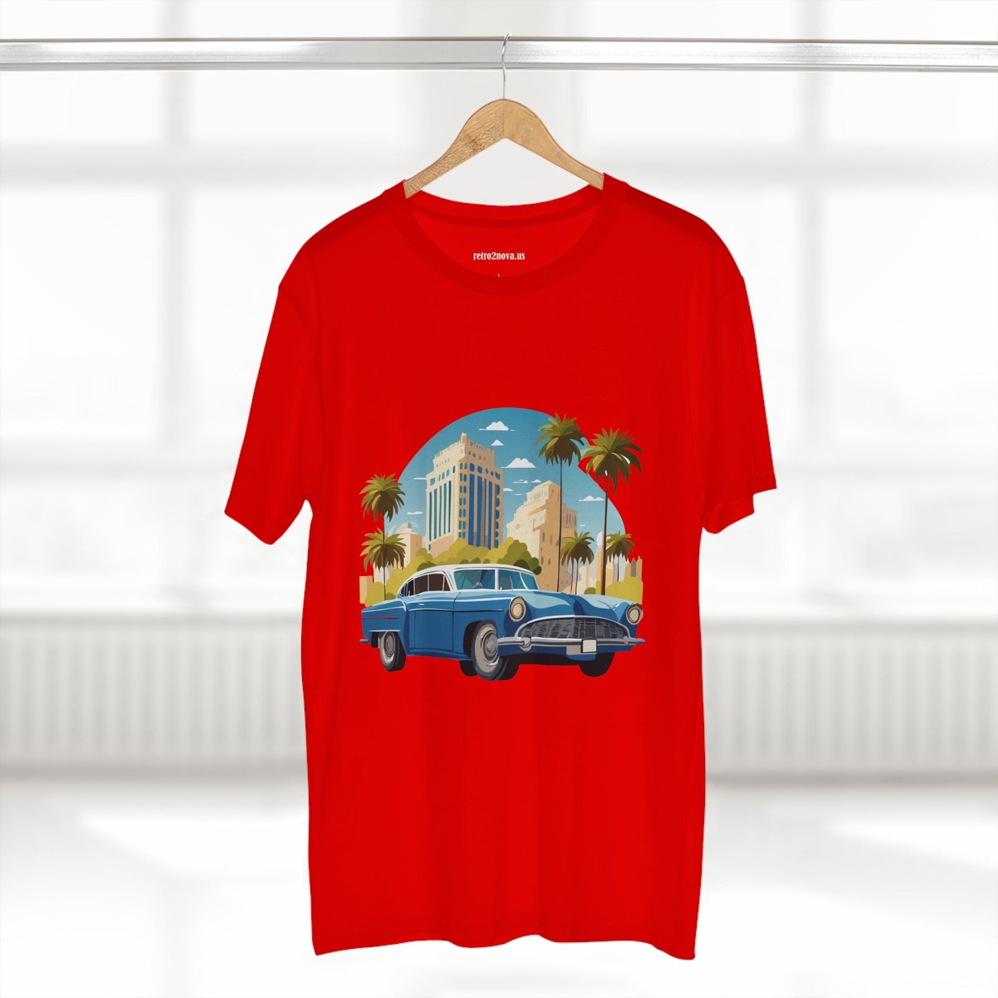 Retro Car Shirt Unisex Vintage Car Tee With Original Artwork RC23 Premium Cotton