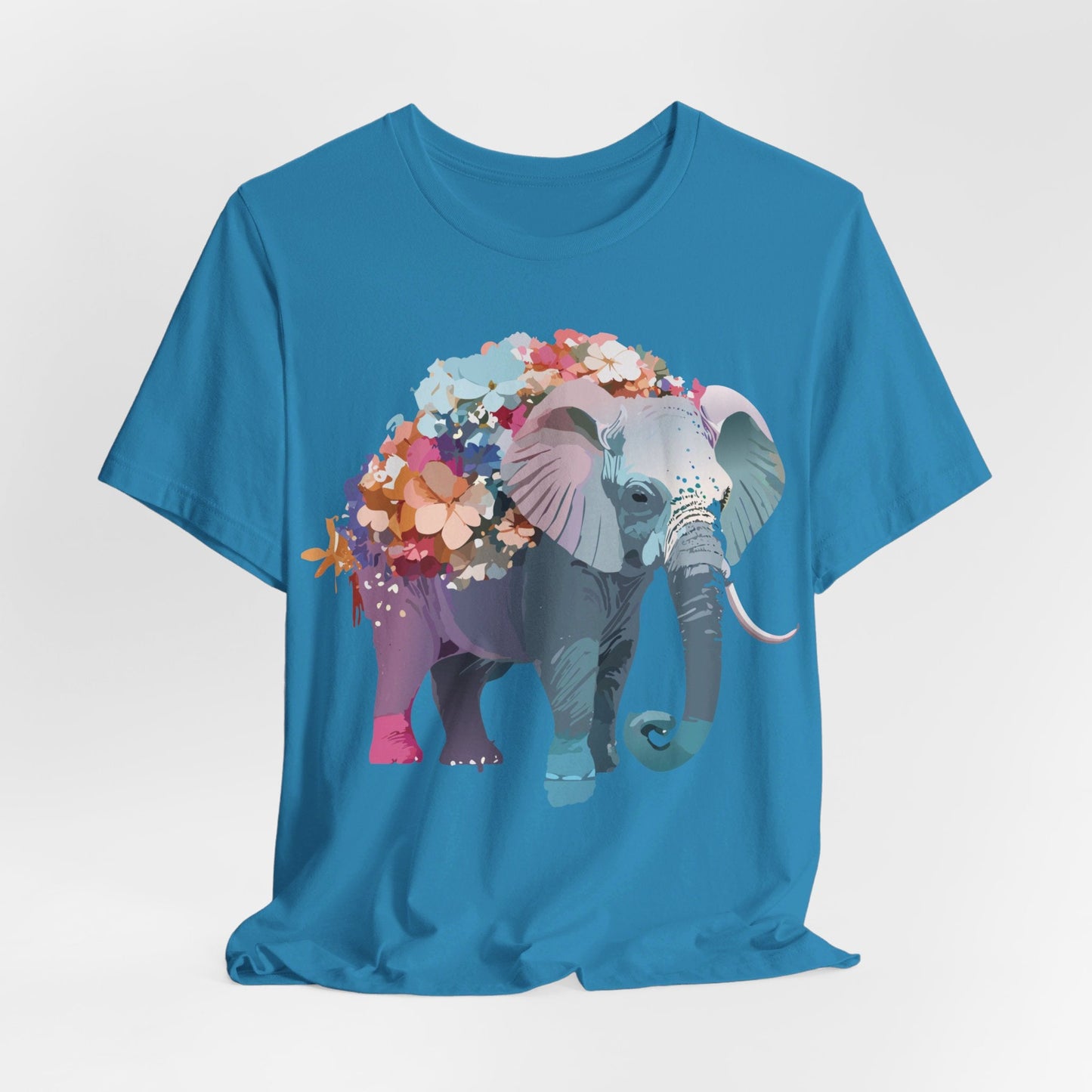Elephant Graphic T Shirt Unisex Vintage Inspired Adelpha Artwork Short Sleeve Tee