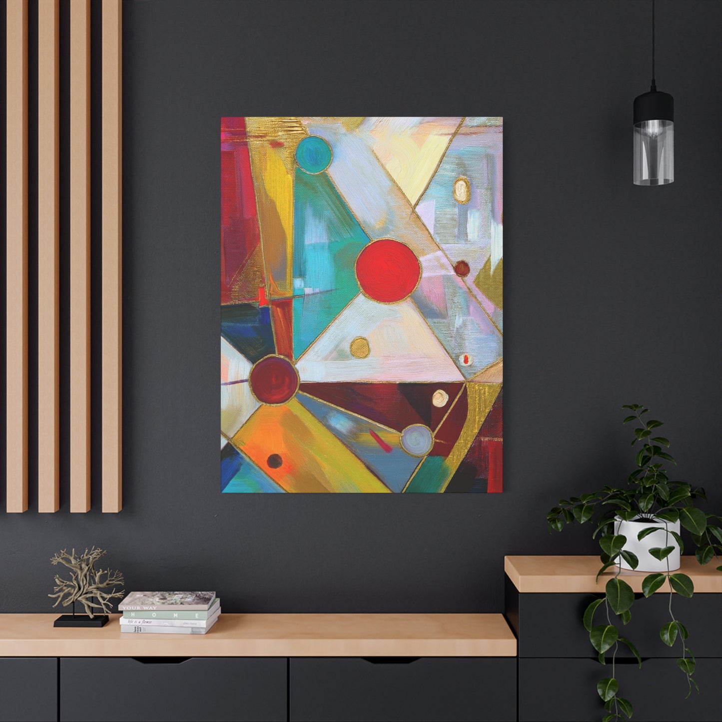 Abstract Oil Painting Print Canvas 20x24,20x30,24x30 24x32,24x36,30x40 32x48,36x48,40x60 Pine-Wood Inner Frame ABS-177