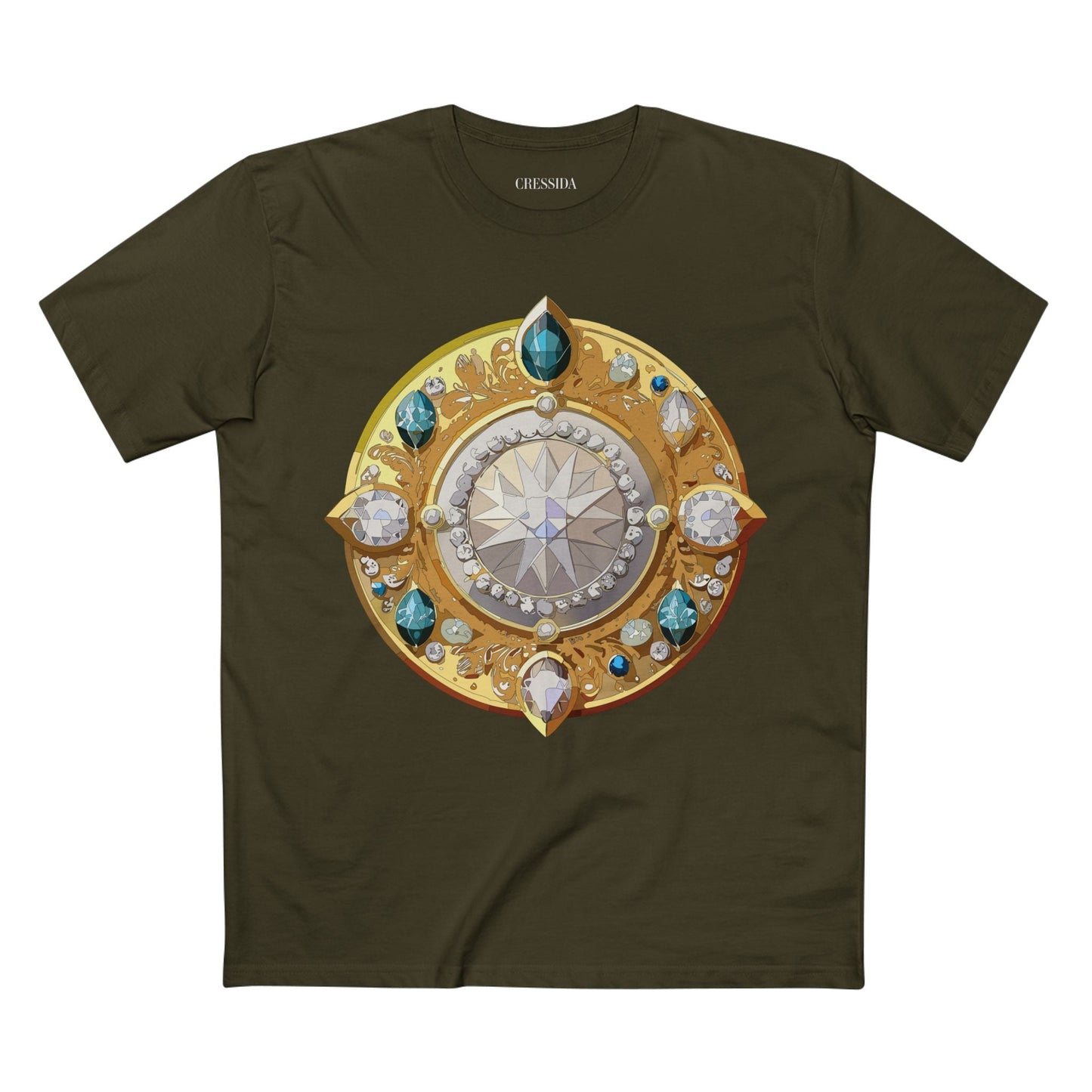 Medallion Graphic T-Shirt Unisex 100 Cotton With Gold Art Design Medal Tee 11