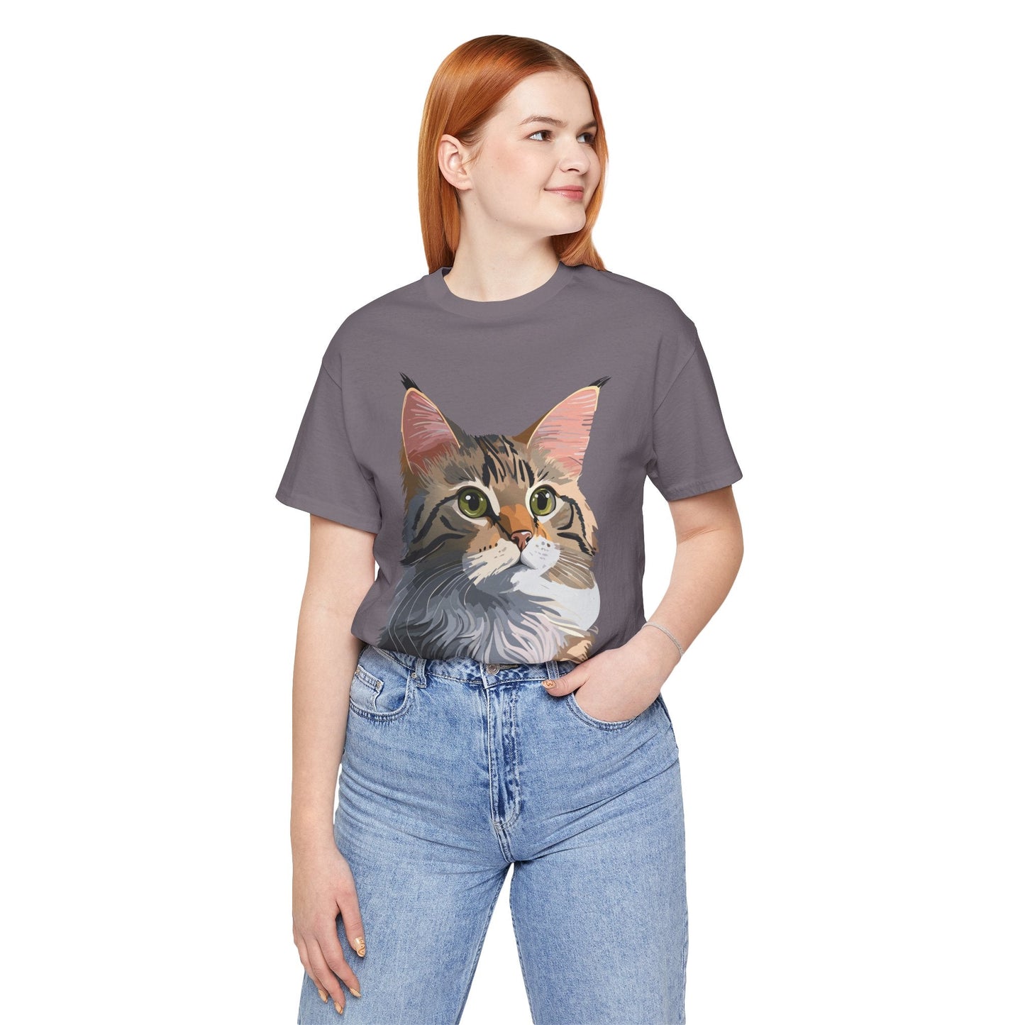Unisex Animal Shirt Art Design Tee With Wild Animals Short Sleeve Comfort Wear Everyday