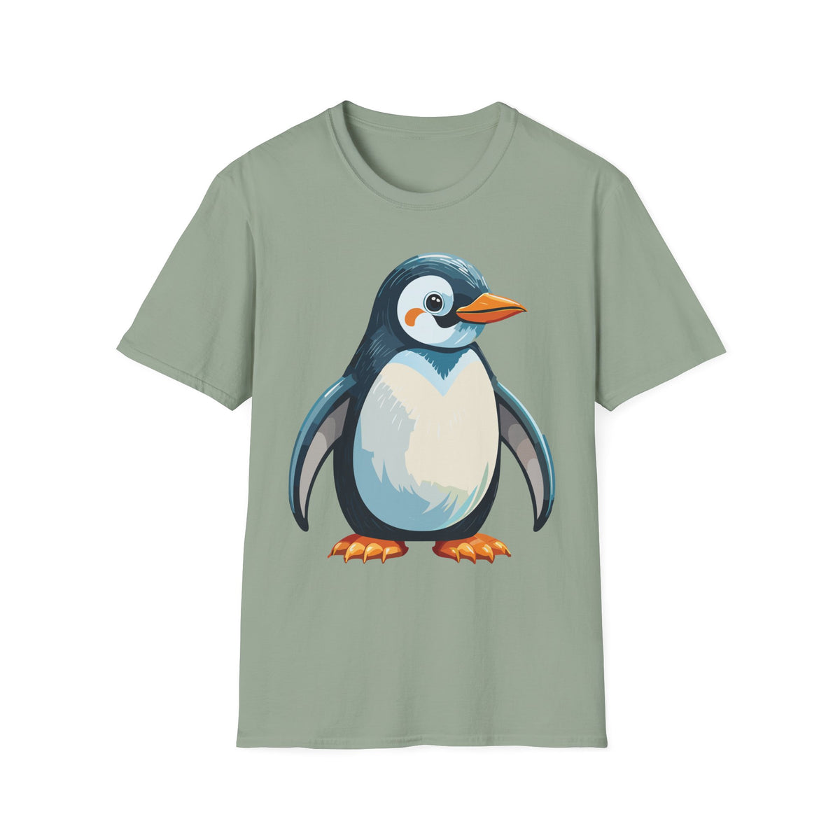 Cute Cartoon Penguin T-Shirt | Playful Penguin Illustration