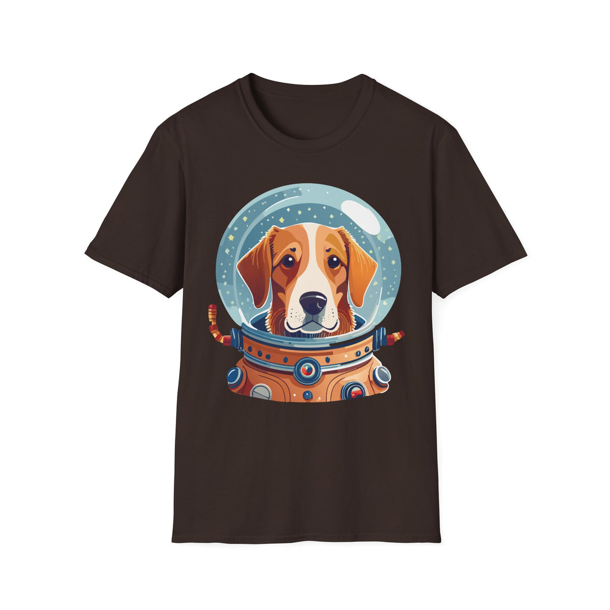 Astronaut Dog Tee | Space Helmet Beagle Graphic T-Shirt