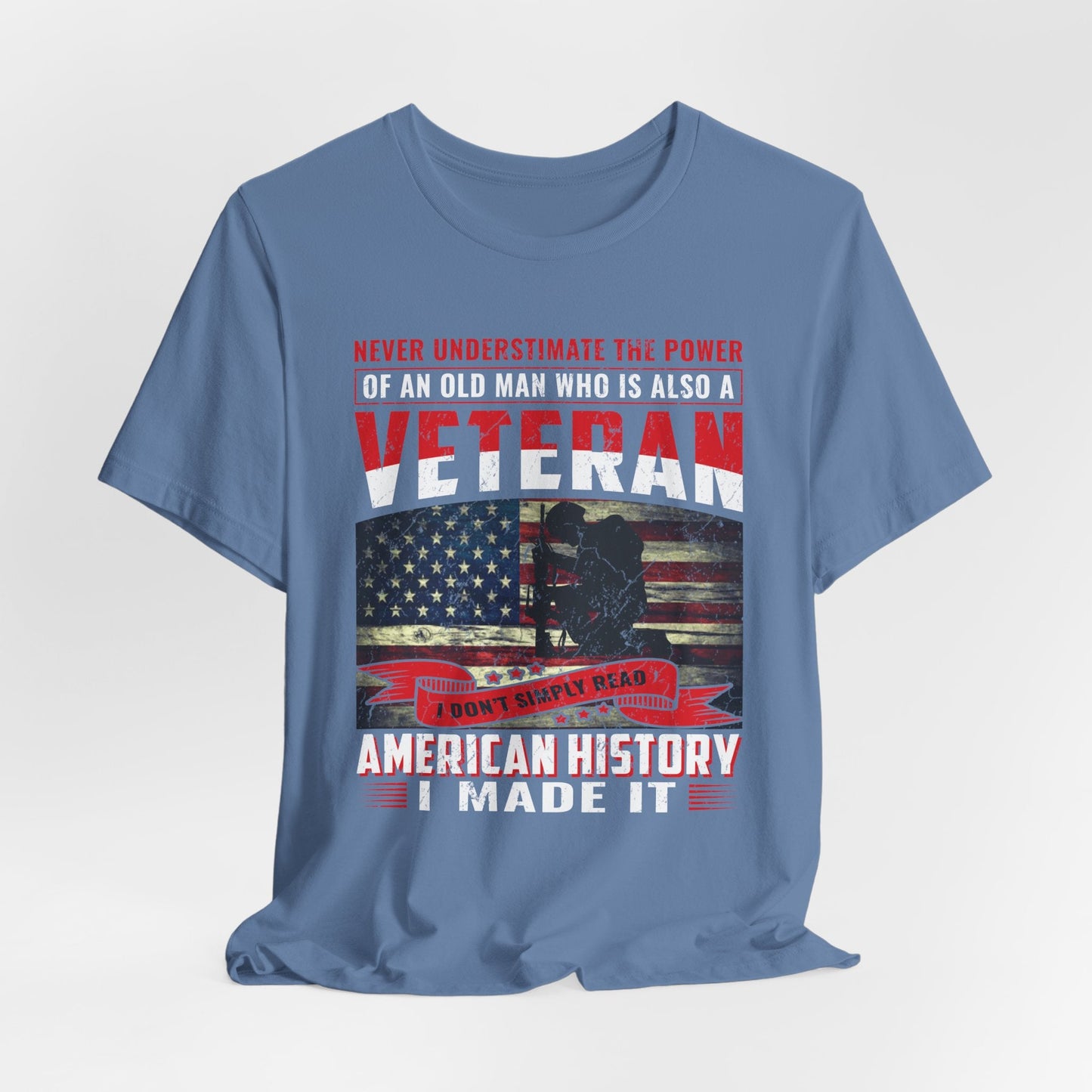Army Veteran Patriotic Graphic Design Unisex Cotton T-Shirt v32