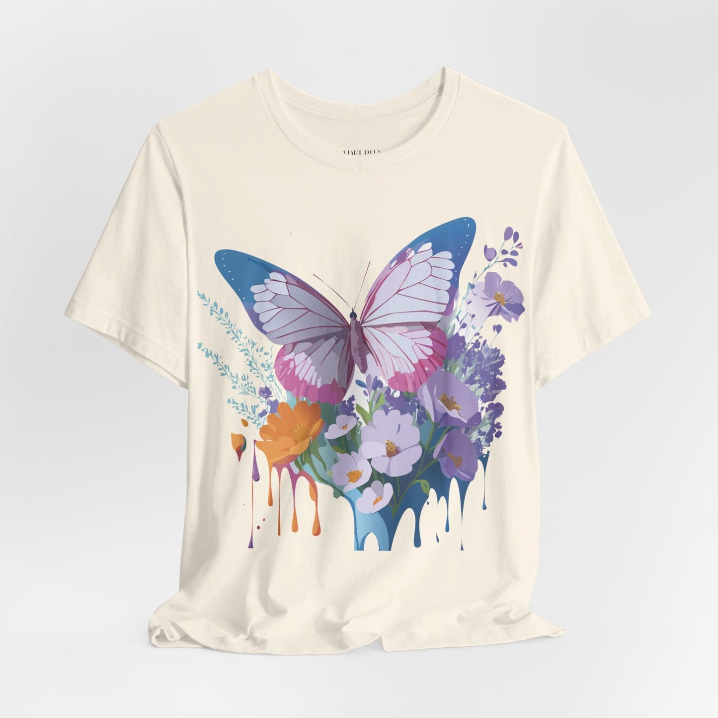 Unisex Butterfly Graphic Tee Adelpha Art Design Vintage Inspired Jersey Tee