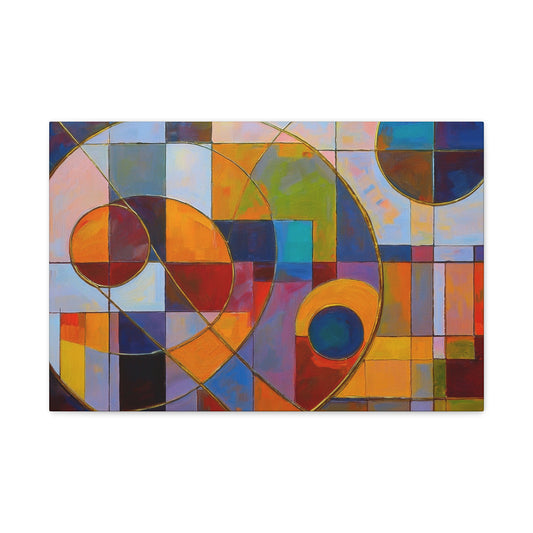 Abstract Oil Painting Print Canvas 24x16 30x20 36x24 48x32 60x40 Bright Latex Inks Horizontal Pine-Wood Inner Frame ABH-12