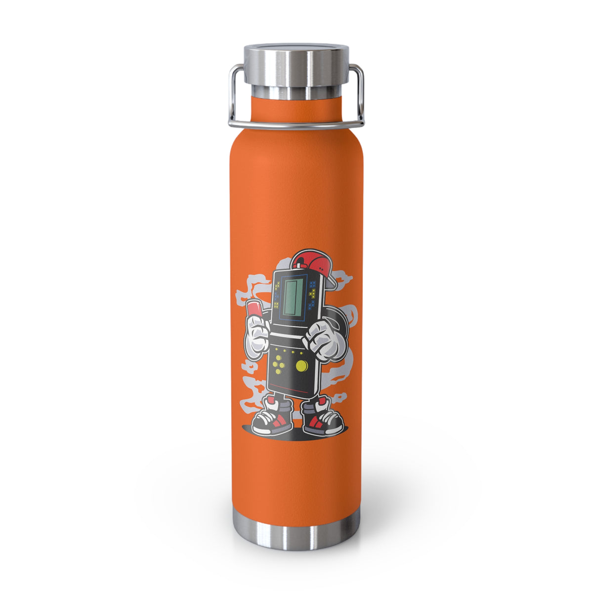 22oz Copper Insulated Water Bottle with Cartoon Design - CV8