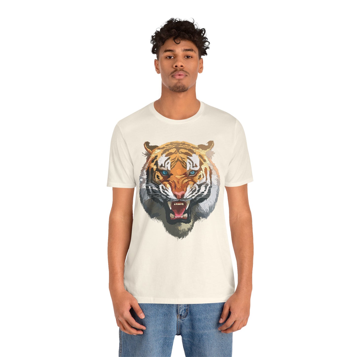 Tiger Shirt, Animal Shirt, T-Shirt with Tiger, Art Design Tee, Wild Animals Tees, Safari T-Shirt, Graphic Design Tee 15