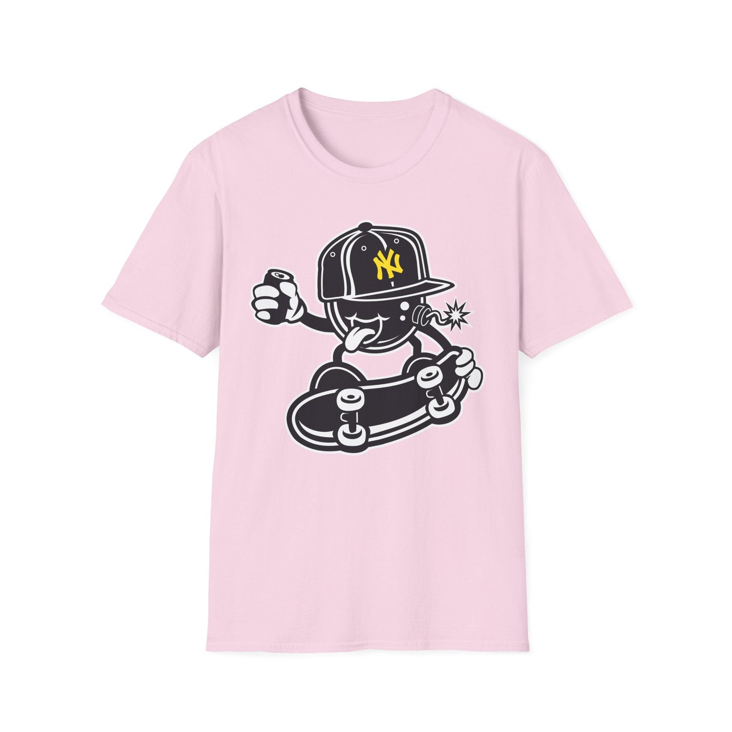 Cartoon T Shirt Animation Tee Funny Unisex Gildan Softstyle 64000 Cotton Breathable Lightweight Tee