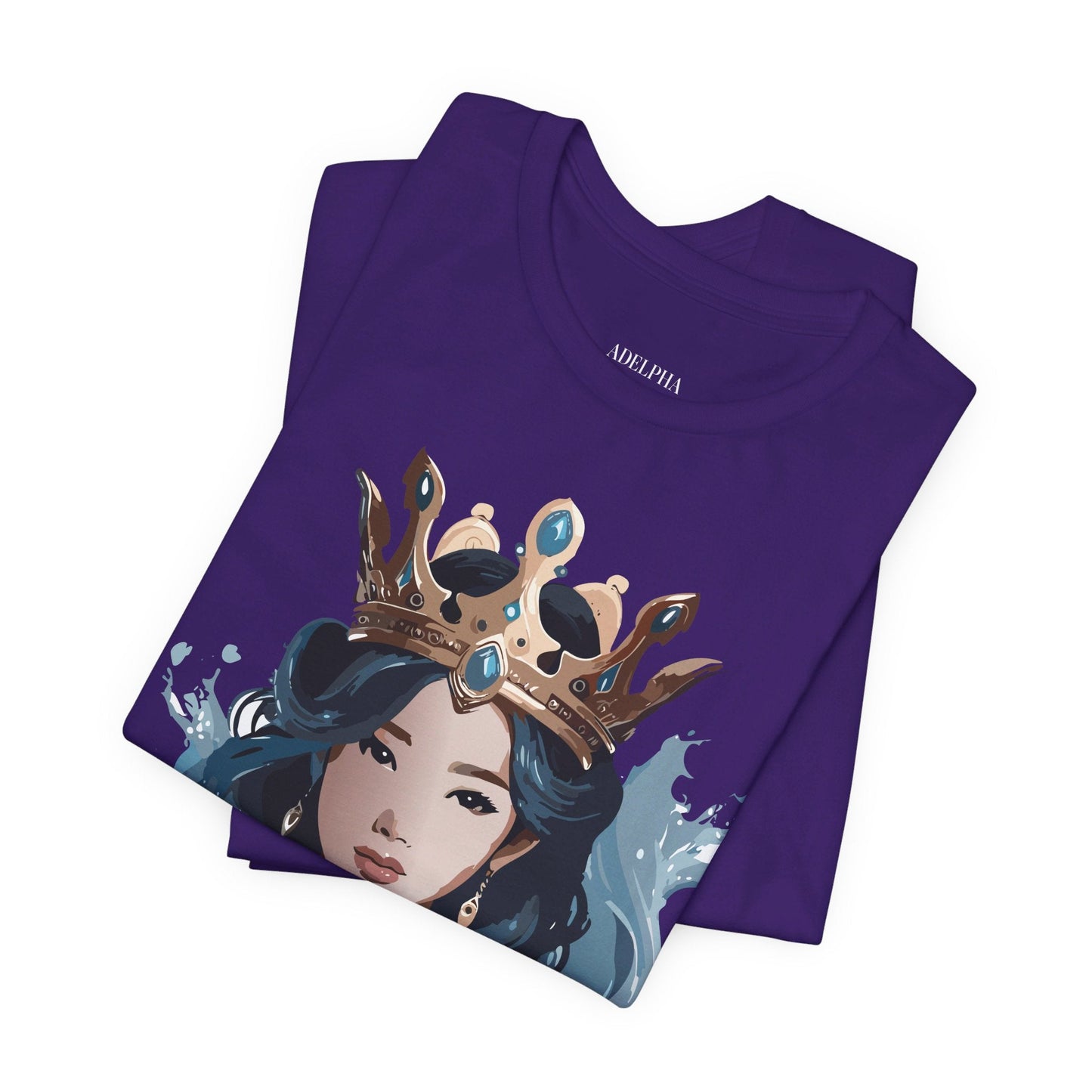 Queen Graphic Tee Unisex Vintage Inspired Art Design Shirt By Adelpha Jersey Short Sleeve