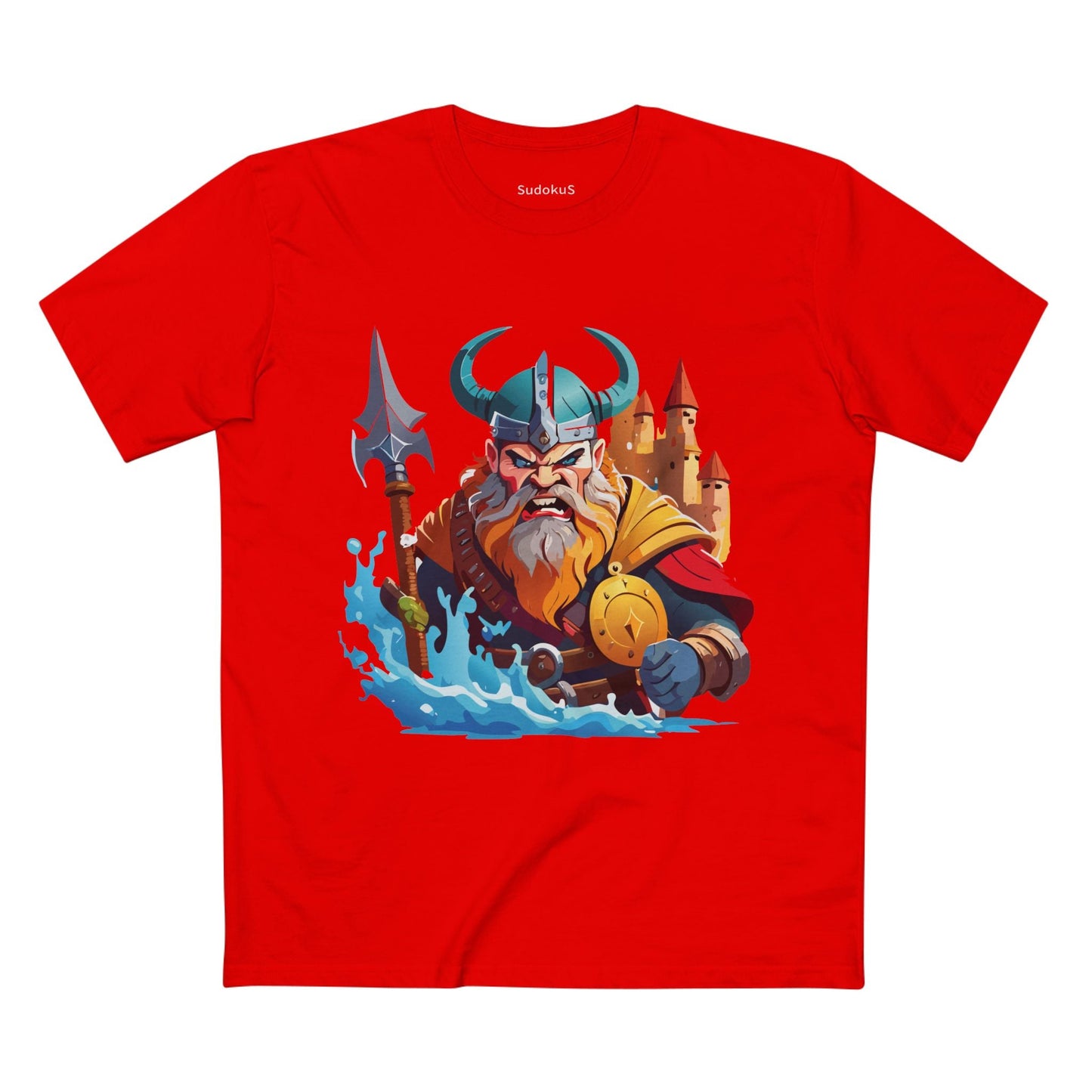 Viking Graphic Unisex 100 Cotton Staple Tee 14