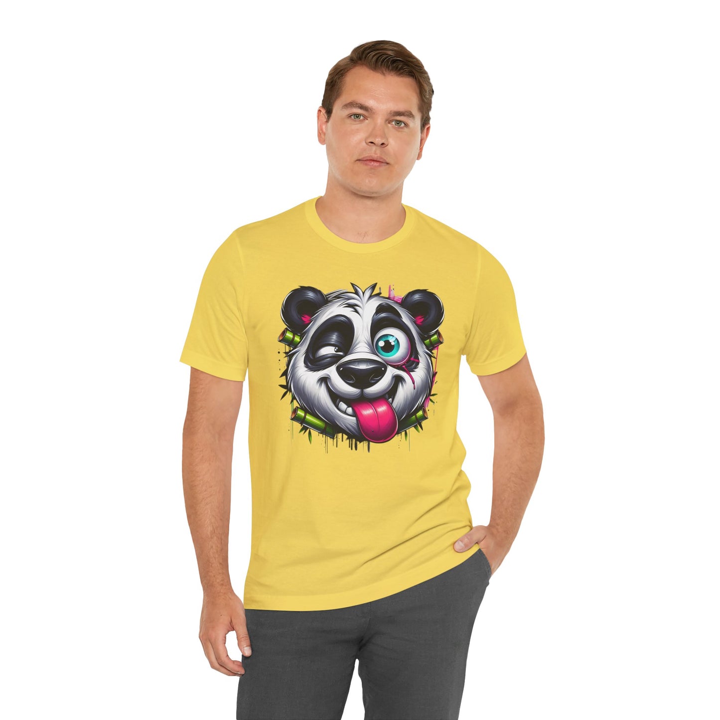 DiDi Panda Shirt, Funny Animal T-Shirt, Cartoon Top, Funny Panda Tee Shirt, Animal Tees, Art Design T-Shirt, Graphic Tee