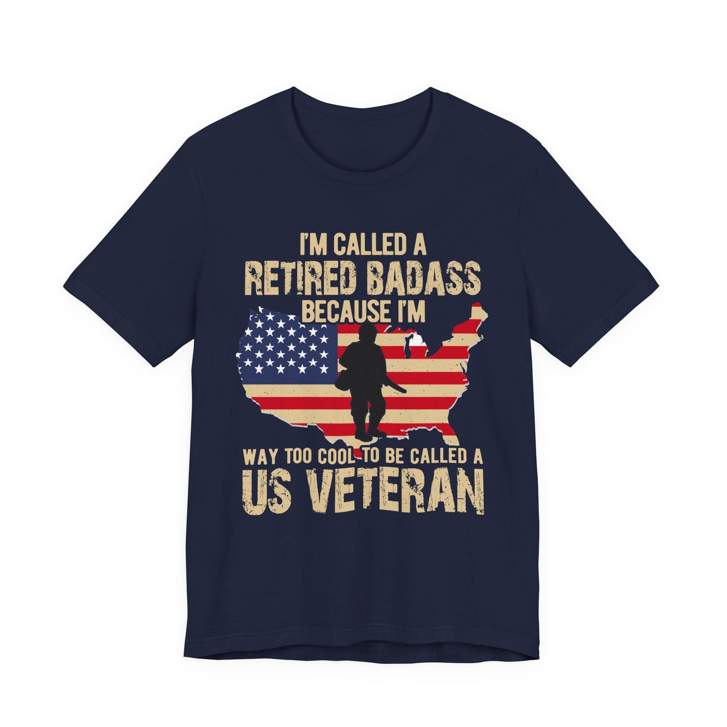 Army Veteran Patriotic Graphic Design Unisex Cotton T-Shirt v22