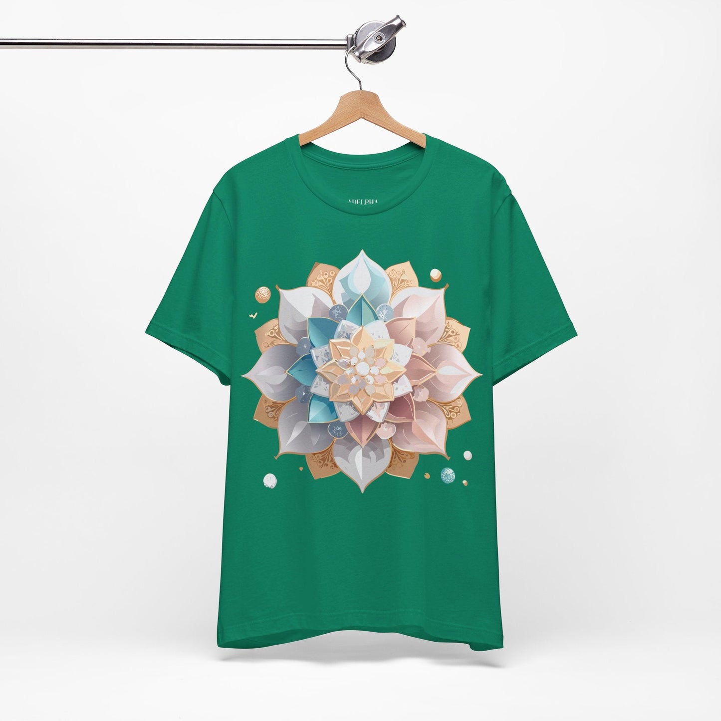 Mandala Graphic Tee Unisex Vintage Inspired Art Design Shirt By Adelpha Premium Artwear