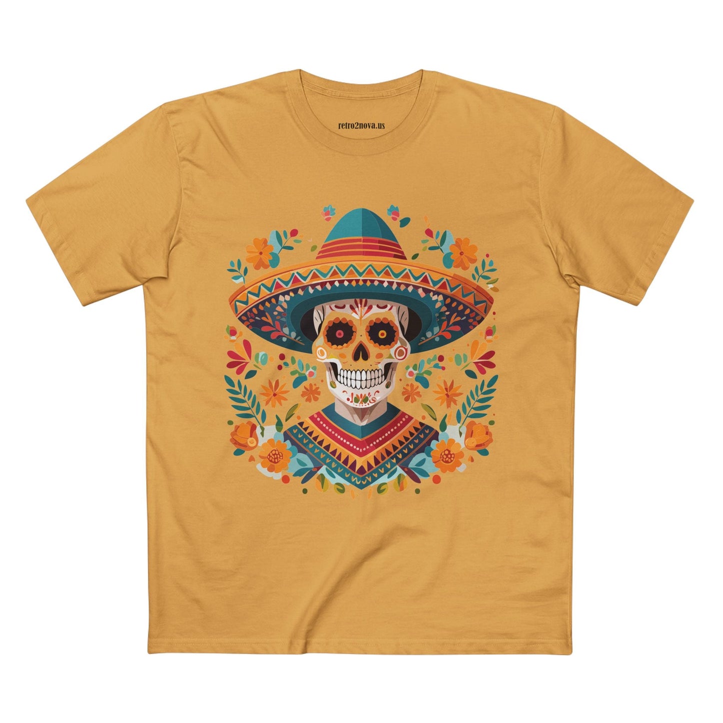 Skull Shirt Skeleton Tee Unisex Premium Cotton Art Design SS 40 Retro2Nova Collection