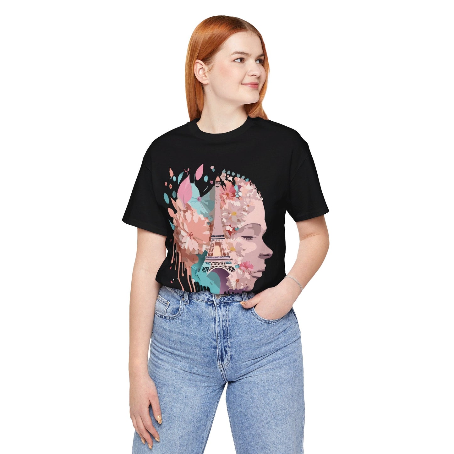 Tourist Shirt Paris Graphic Tee Unisex Jersey Short Sleeve Premium Vintage Inspired Adelpha Artwork