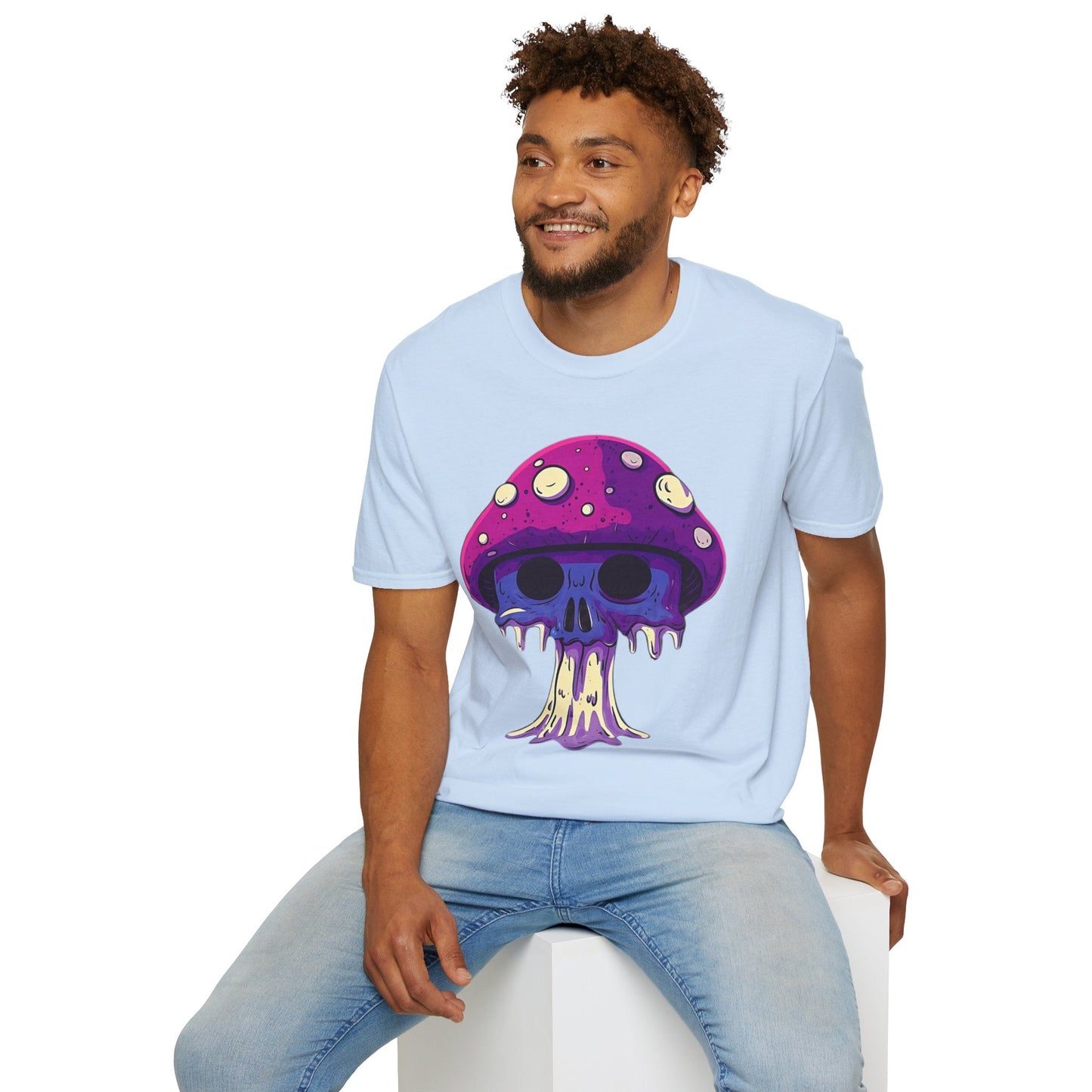 Mashroom Tee Shirt Unisex Funny Mashroom Graphic Softstyle Tee Gildan 64000 Quality Cotton