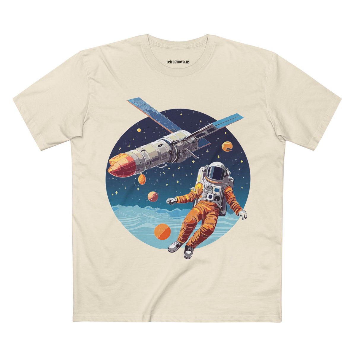 Cosmos Astronaut Graphic Tee Staple Unisex 100 Cotton Tee Shirt - CS-5