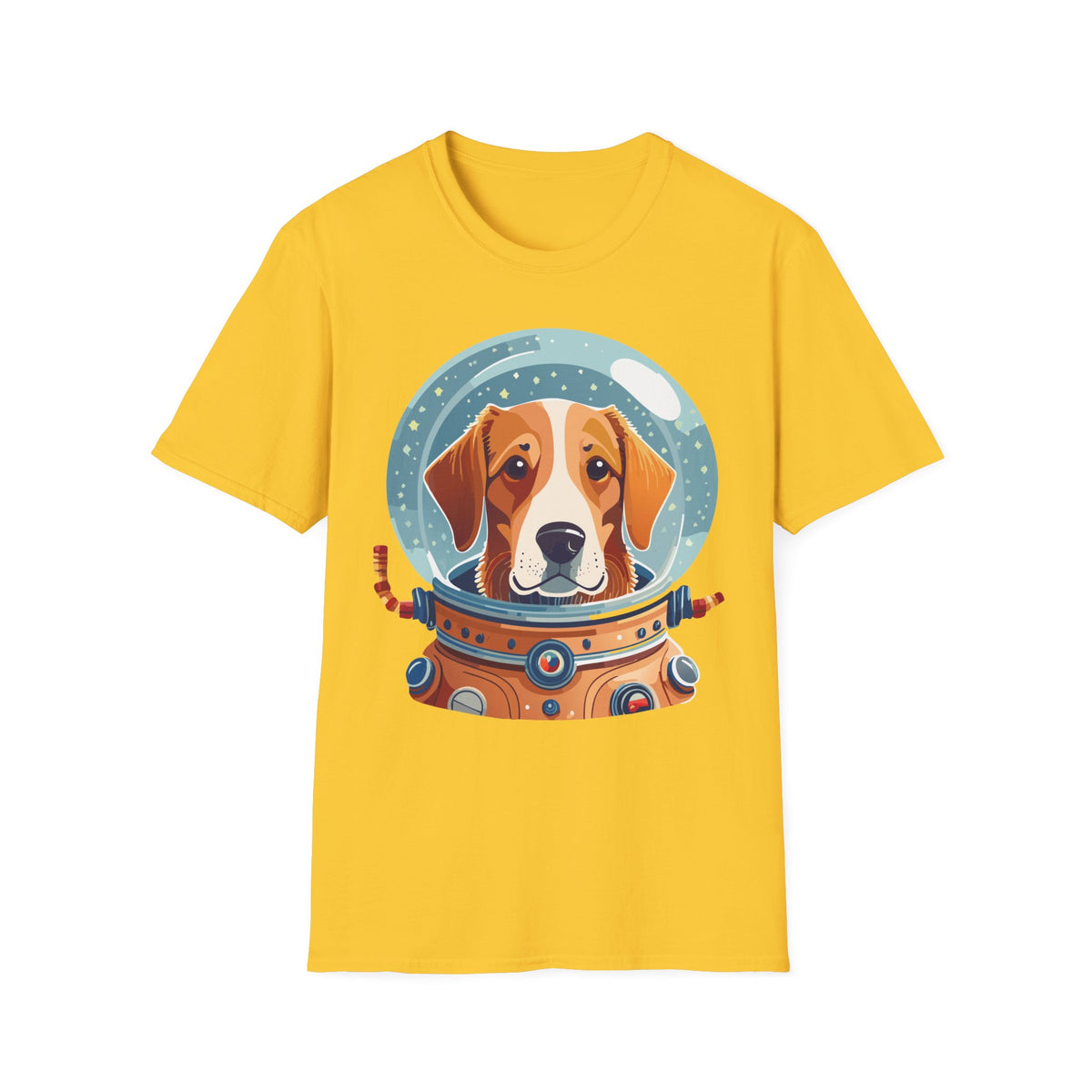 Astronaut Dog Tee | Space Helmet Beagle Graphic T-Shirt