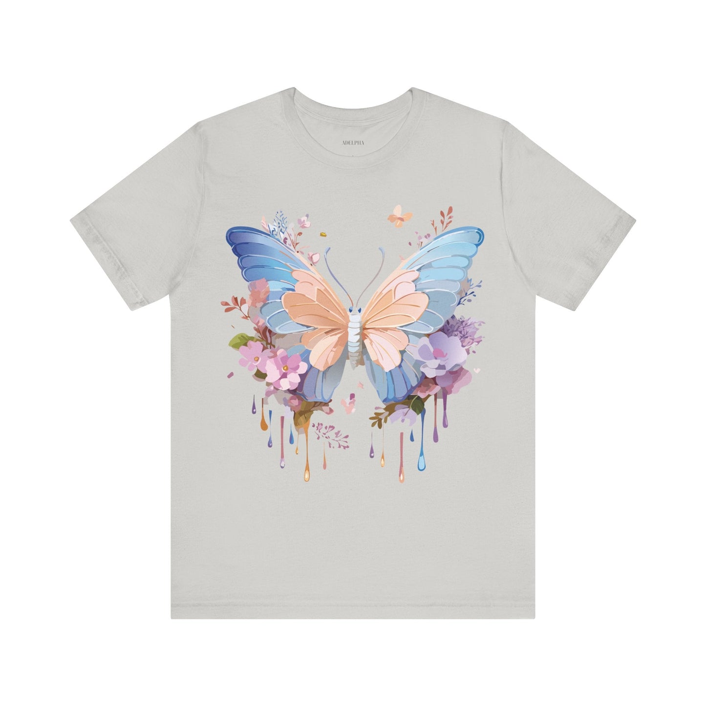 Butterfly Graphic Tee Unisex Jersey Short Sleeve Art Design Adelpha