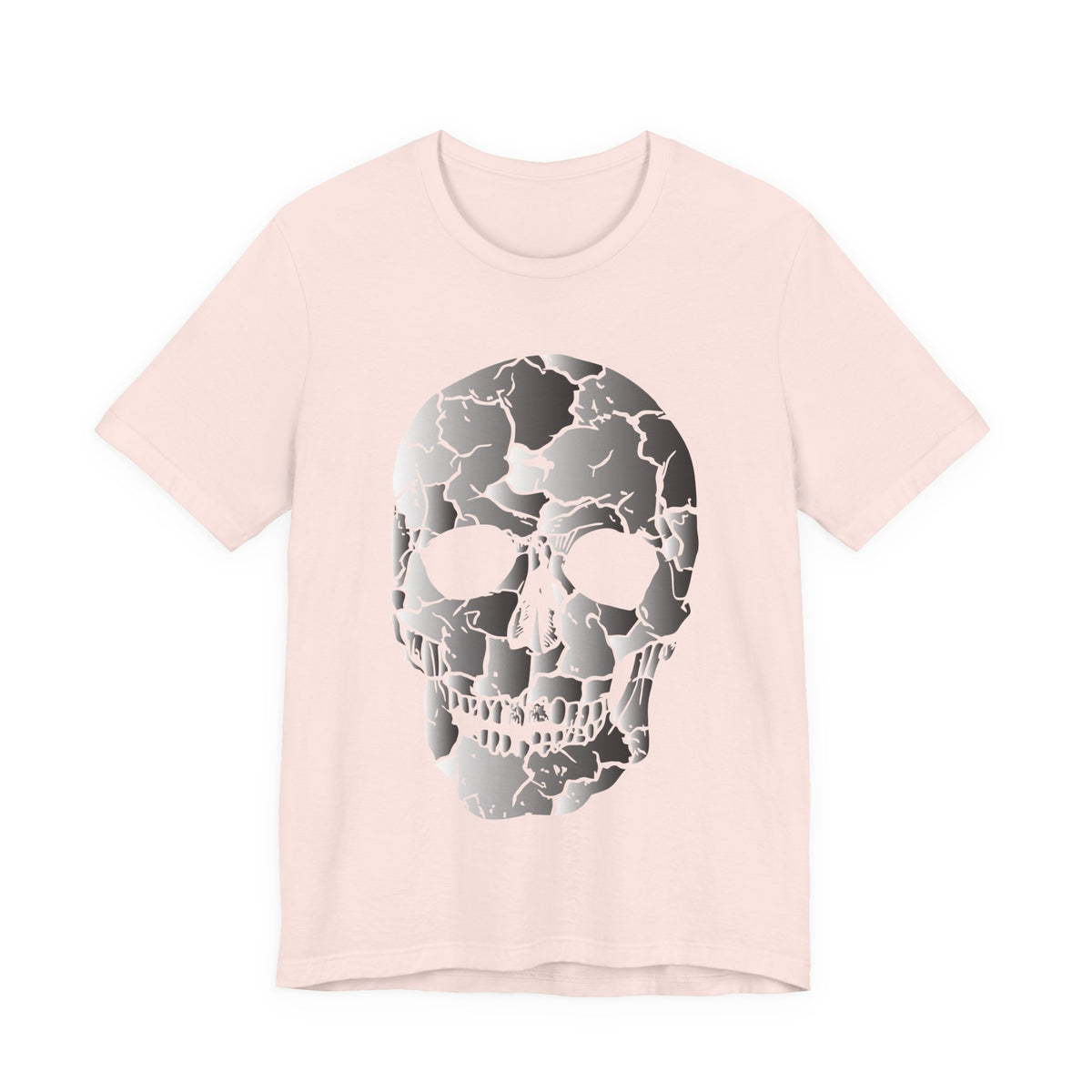 Camiseta unisex de algodón con calavera