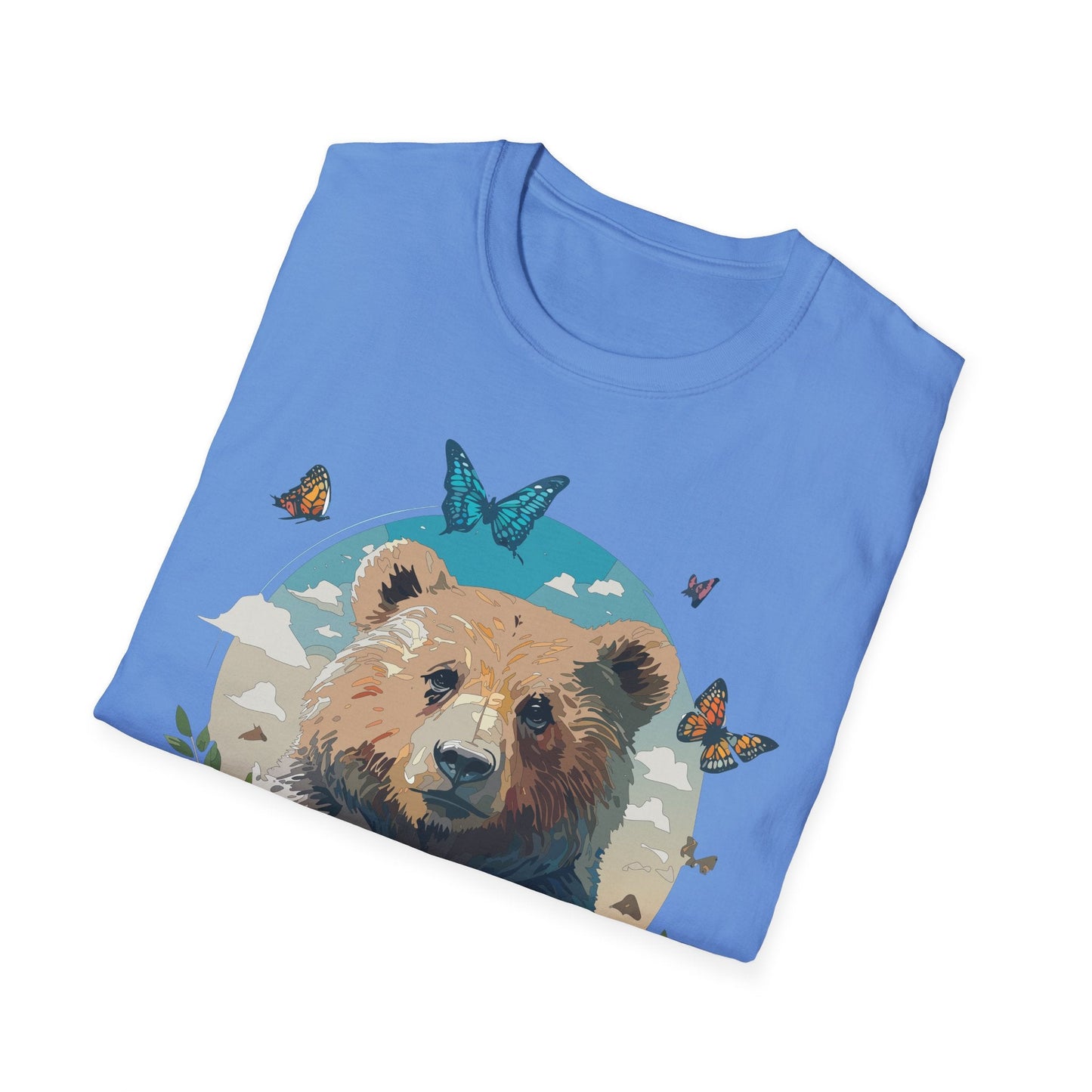 Bear Shirt Teddy Bear Tee Unisex Gildan Softstyle 100 Percent Ring Spun Cotton Tee