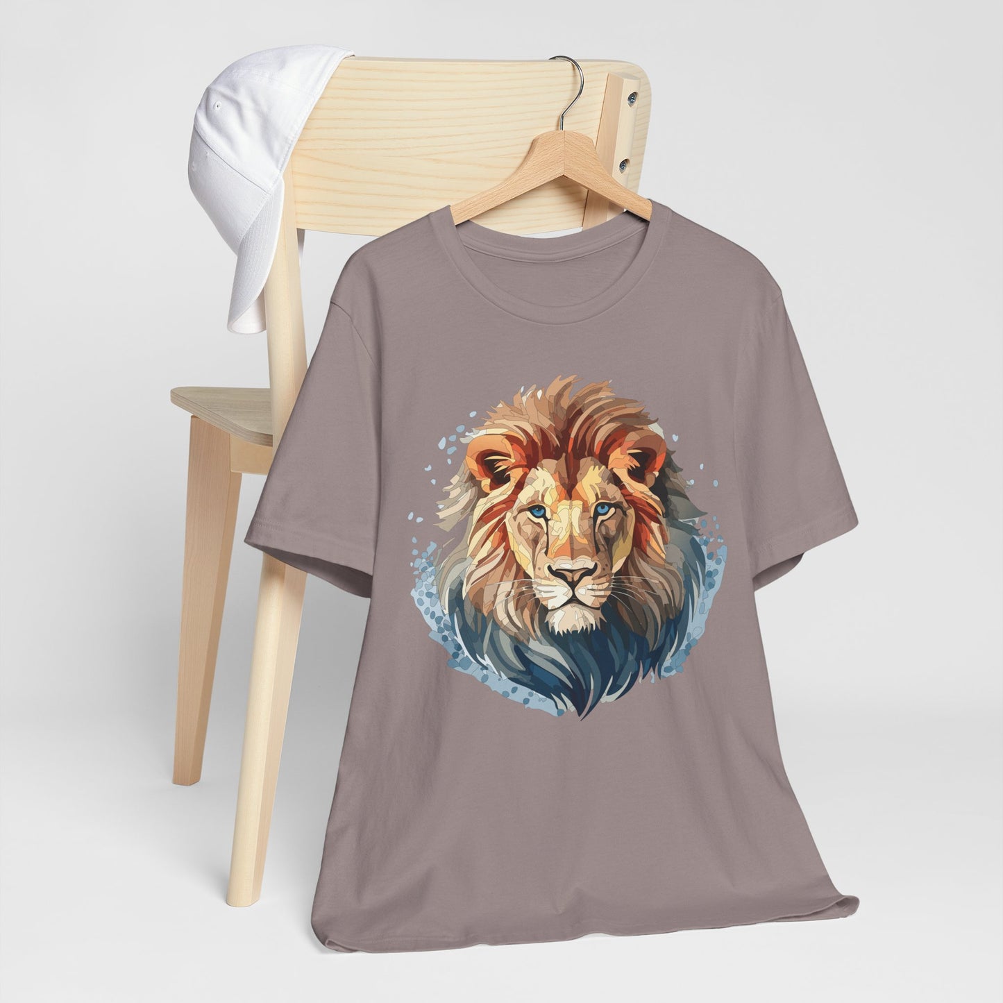 Lion Shirt, Animal Shirt, T-Shirt with Lion, Art Design Tee, Animal Tees, Safari T-Shirt 12
