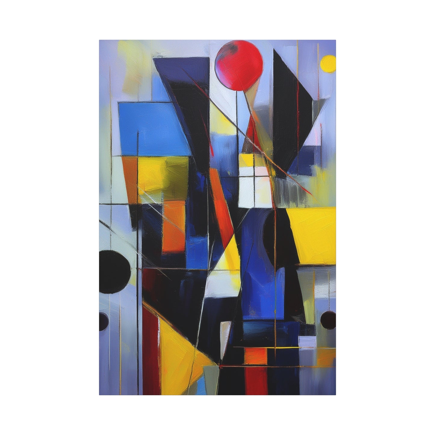 Abstract Colors Painting Print Canvas 20x24,20x30,24x30, 24x32,24x36,30x40, 32x48,36x48,40x60 Pine-Wood Inner Frame ABS-34
