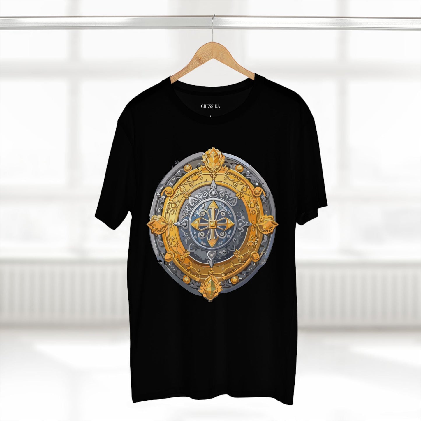 Antique Gold Coin Graphic Design T-Shirt Unisex 100 Cotton With Golden Print Artwork Tee 8