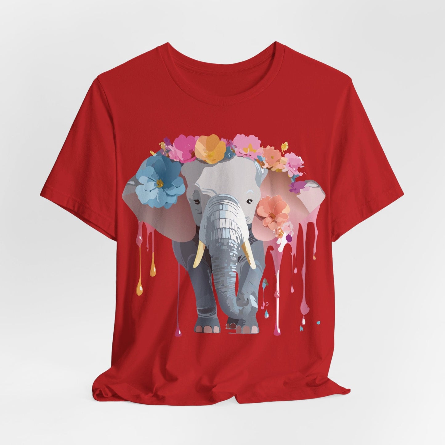 Vintage Inspired Adelpha Elephant Graphic T Shirt Unisex Short Sleeve Premium Artwork