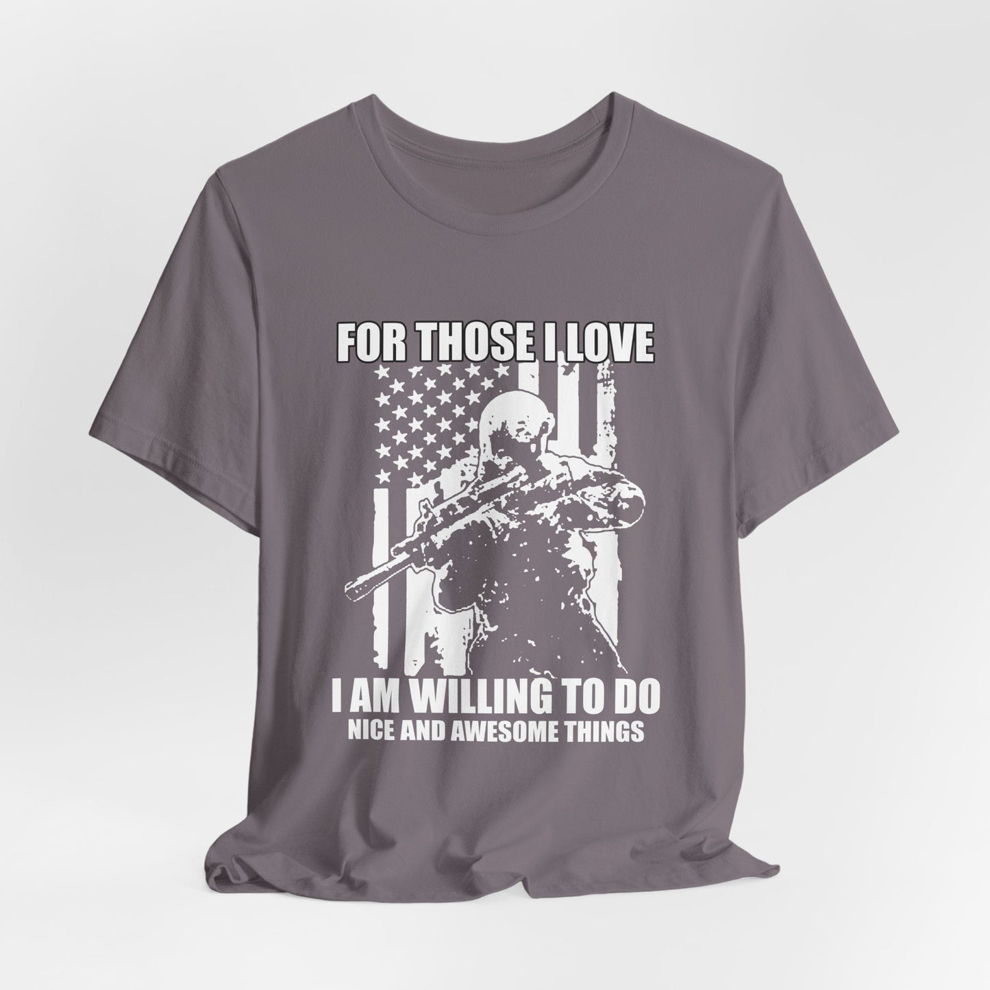 Army Veteran Patriotic Graphic Design Unisex Cotton T-Shirt v50