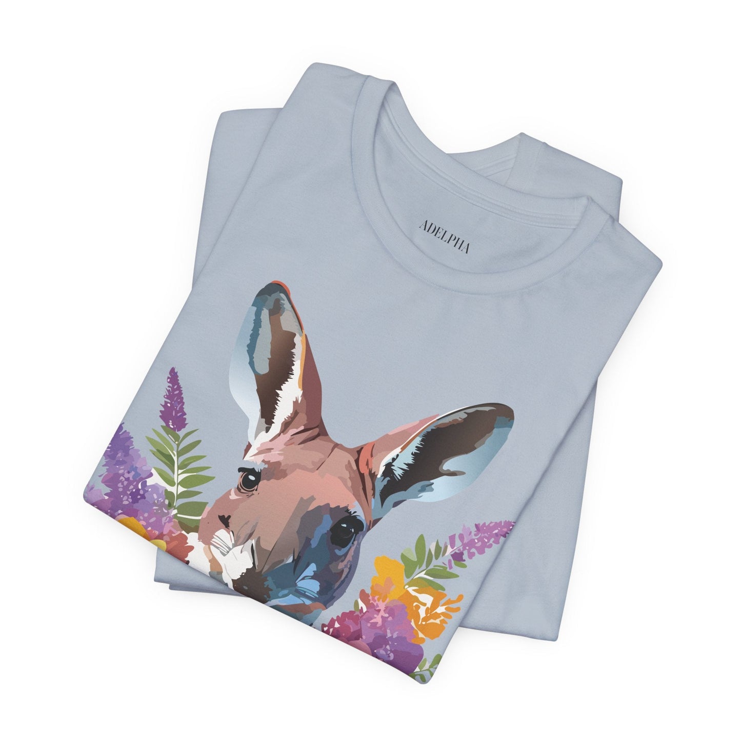 Kangaroo Graphic Unisex 100 Cotton Vintage Animal Artwork Tee 8