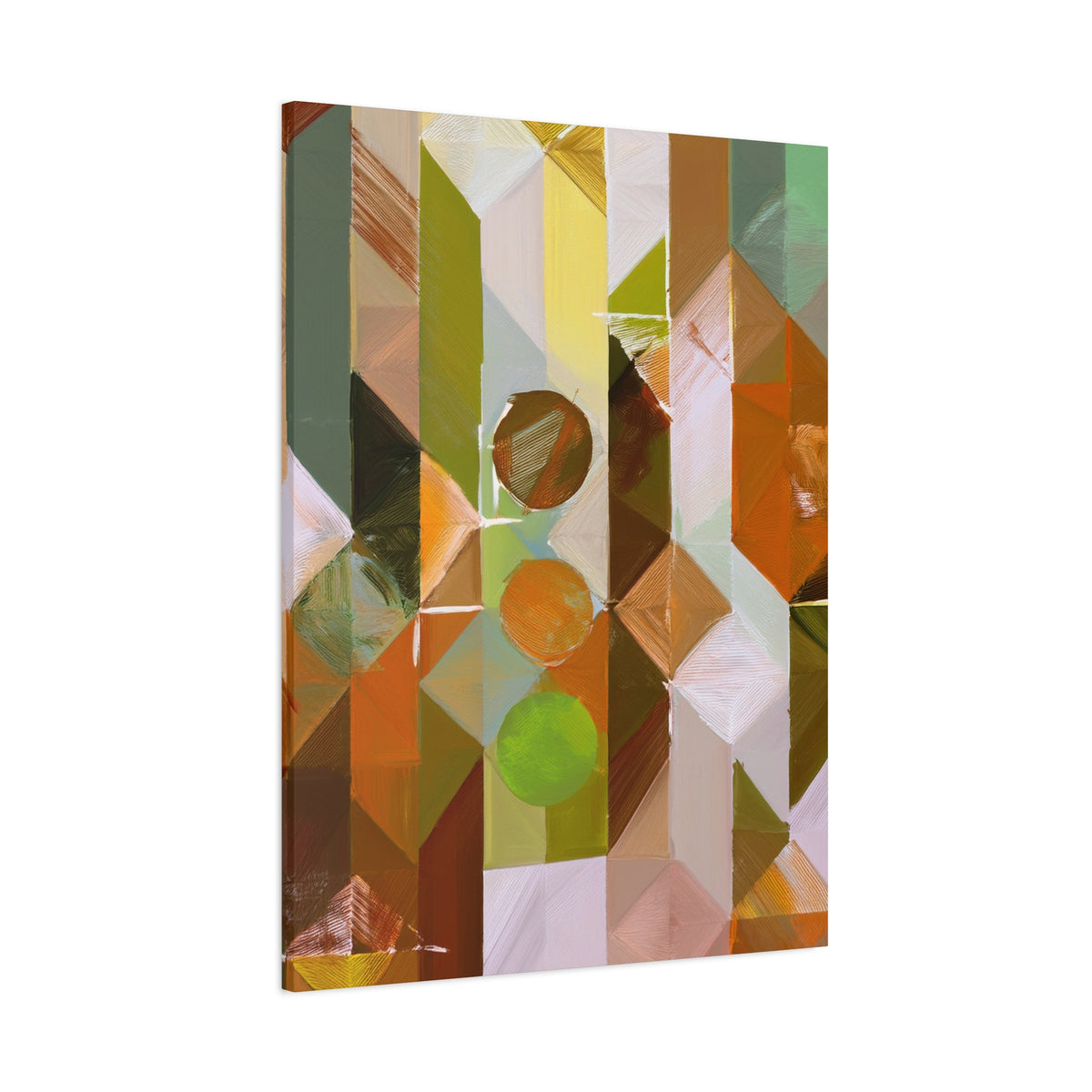 Abstract Geometric Painting Print Canvas 20x24,20x30,24x30 24x32,24x36,30x40 32x48,36x48,40x60 Pine-Wood Inner Frame ABS-56